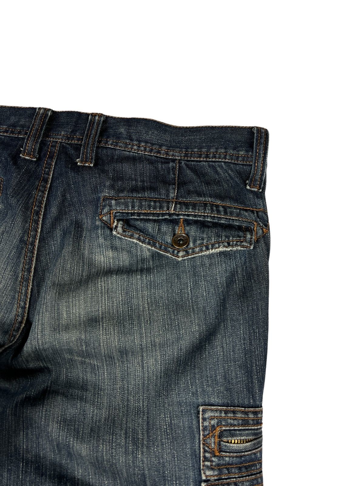 Japanese Brand ABX 🇯🇵 Multipocket Tactical Denim Cargo Pants Size US 34 / EU 50 - 10 Thumbnail