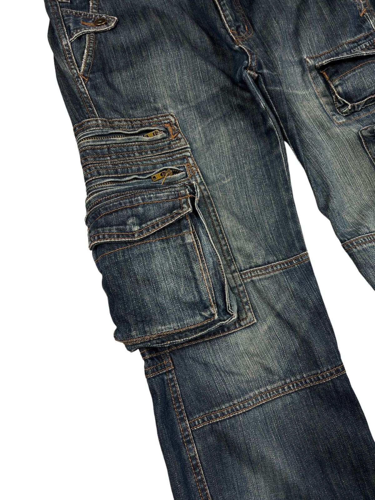 Japanese Brand ABX 🇯🇵 Multipocket Tactical Denim Cargo Pants Size US 34 / EU 50 - 7 Thumbnail