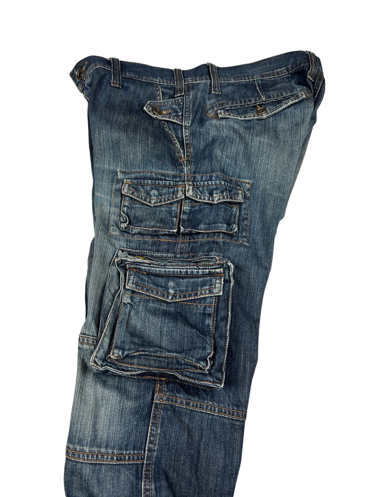 Japanese Brand ABX 🇯🇵 Multipocket Tactical Denim Cargo Pants Size US 34 / EU 50 - 12 Thumbnail