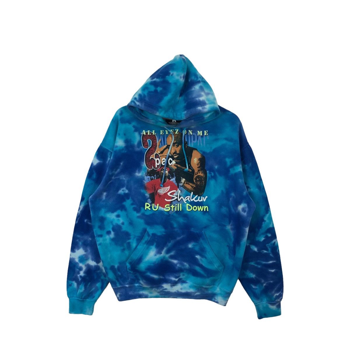 Pick!! Vtg Y2K 2PAC SHAKUR Tie Dye Hoodie Sweatshirt