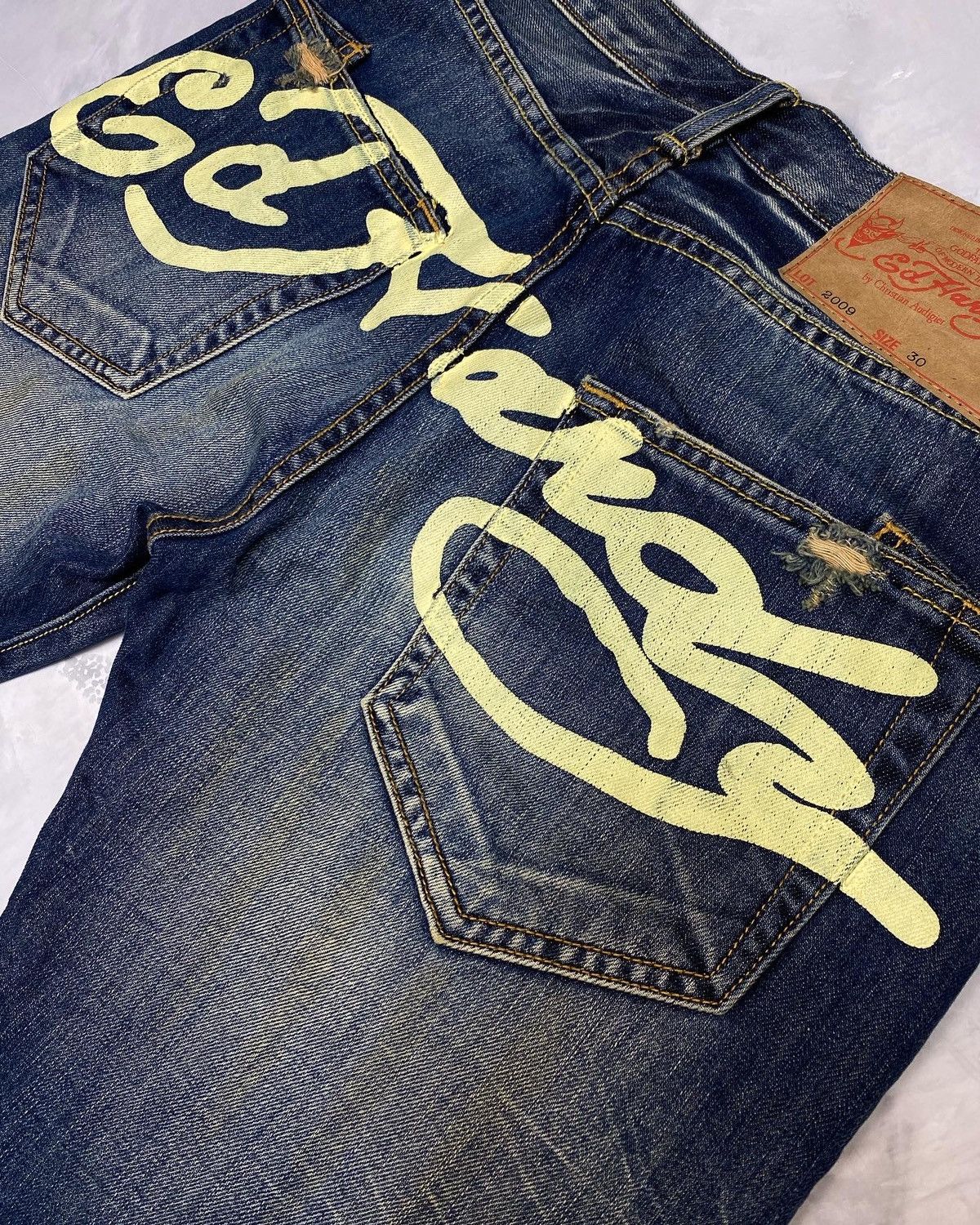 Y2K ED HARDY BIG LOGO JEANS