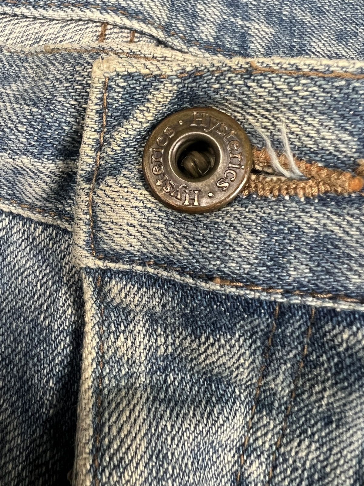 Hysteric Glamour Vintage Hysteric Glamour Distressed Flared Denim Size 32" / US 10 / IT 46 - 13 Thumbnail