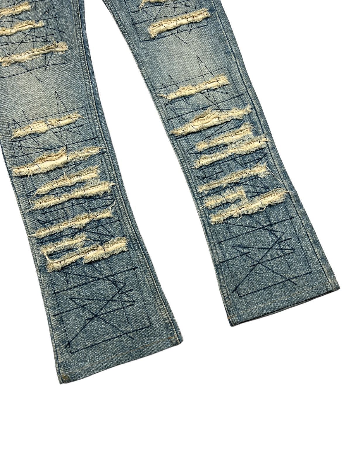 Hysteric Glamour Vintage Hysteric Glamour Distressed Flared Denim Size 32" / US 10 / IT 46 - 4 Thumbnail