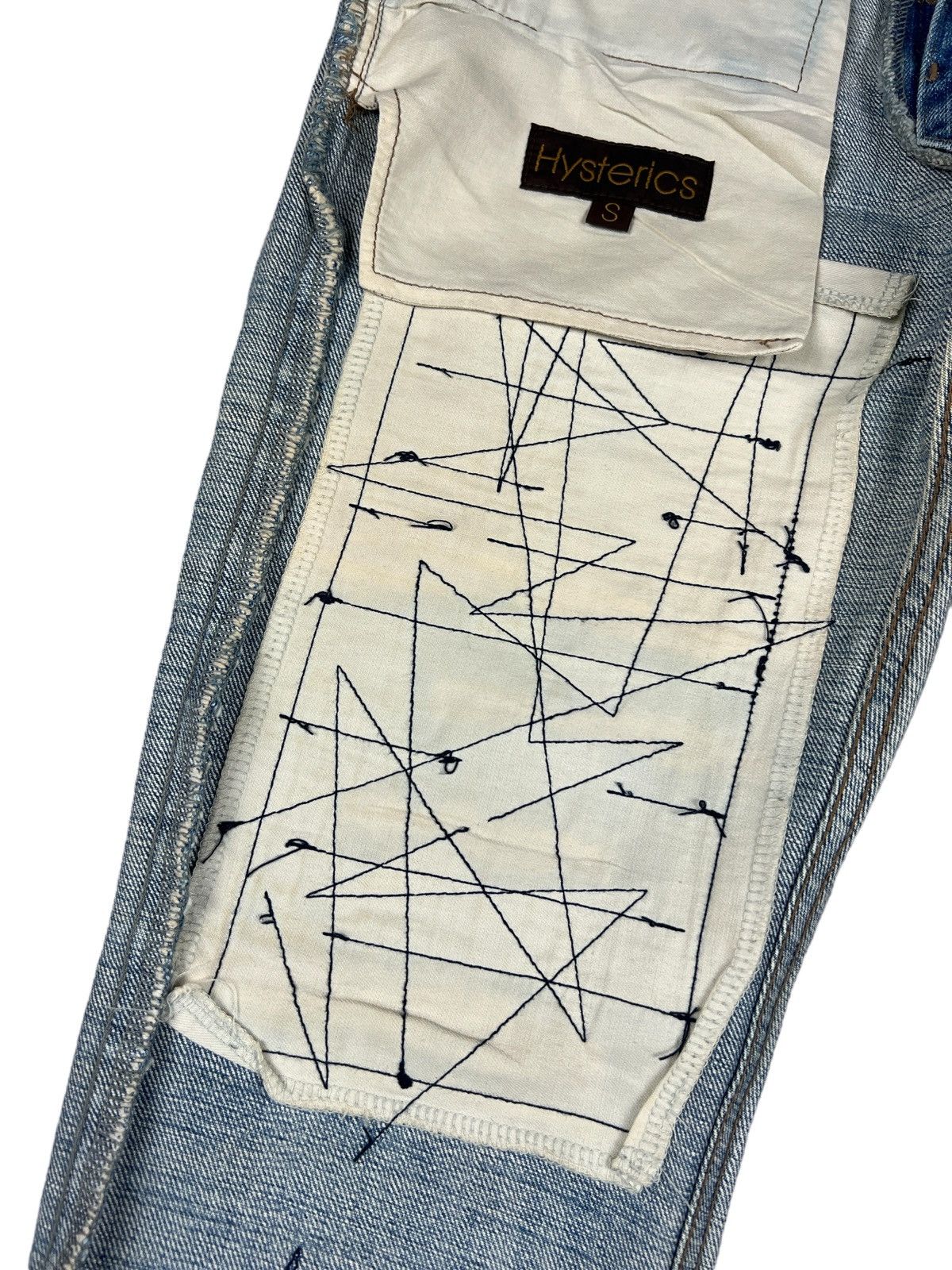 Hysteric Glamour Vintage Hysteric Glamour Distressed Flared Denim Size 32" / US 10 / IT 46 - 11 Thumbnail