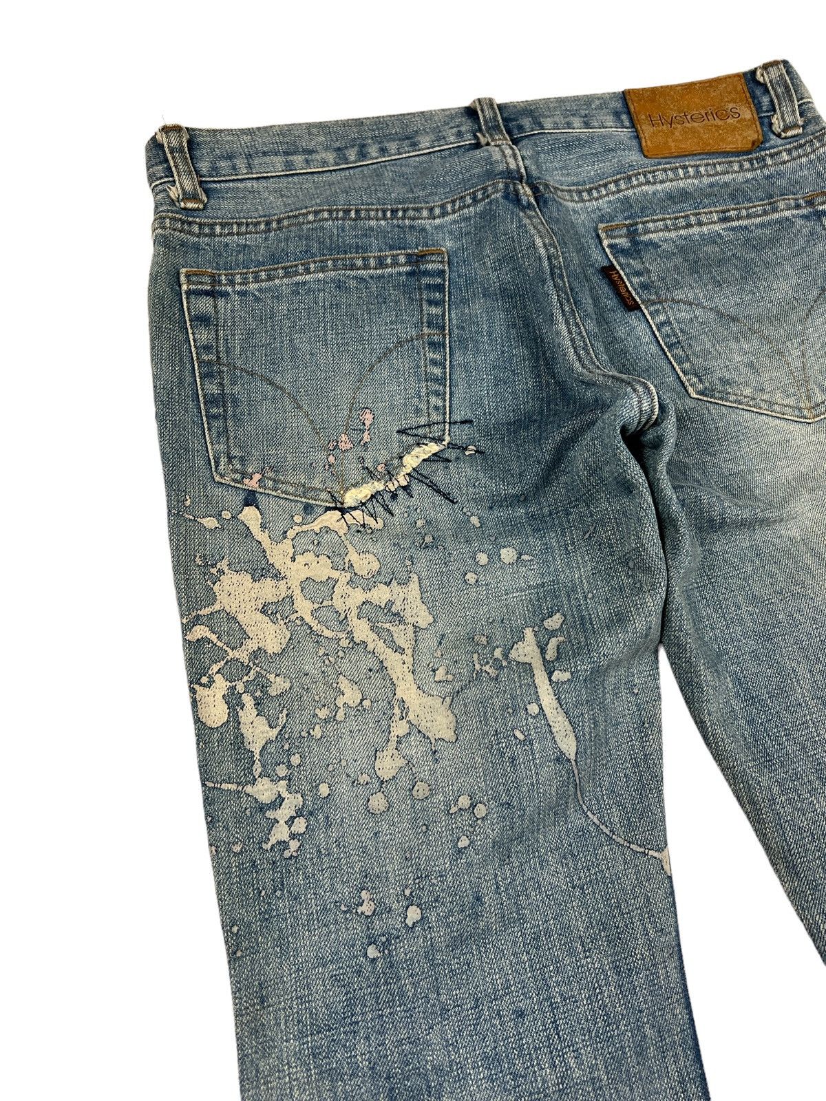 Hysteric Glamour Vintage Hysteric Glamour Distressed Flared Denim Size 32" / US 10 / IT 46 - 8 Thumbnail
