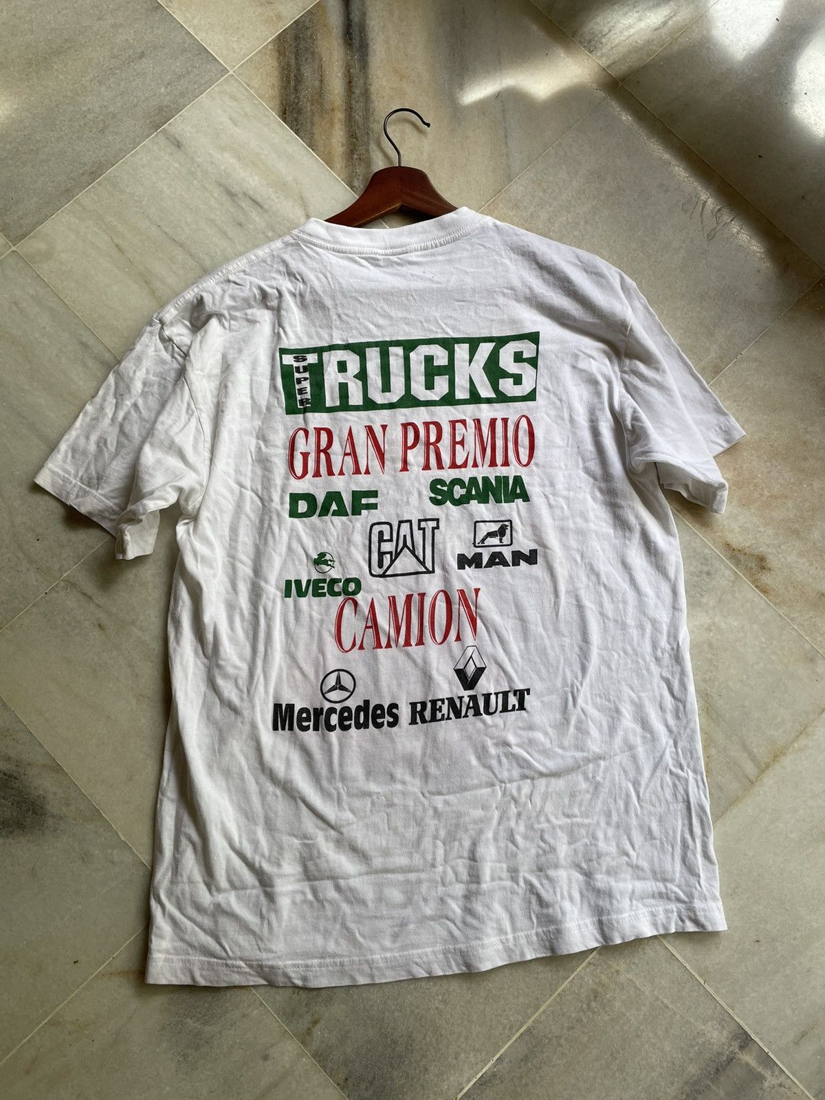 Caterpillar Vintage Gran Premio Camion Espana European Truck Racing Tee Size US L / EU 52-54 / 3 - 13 Thumbnail