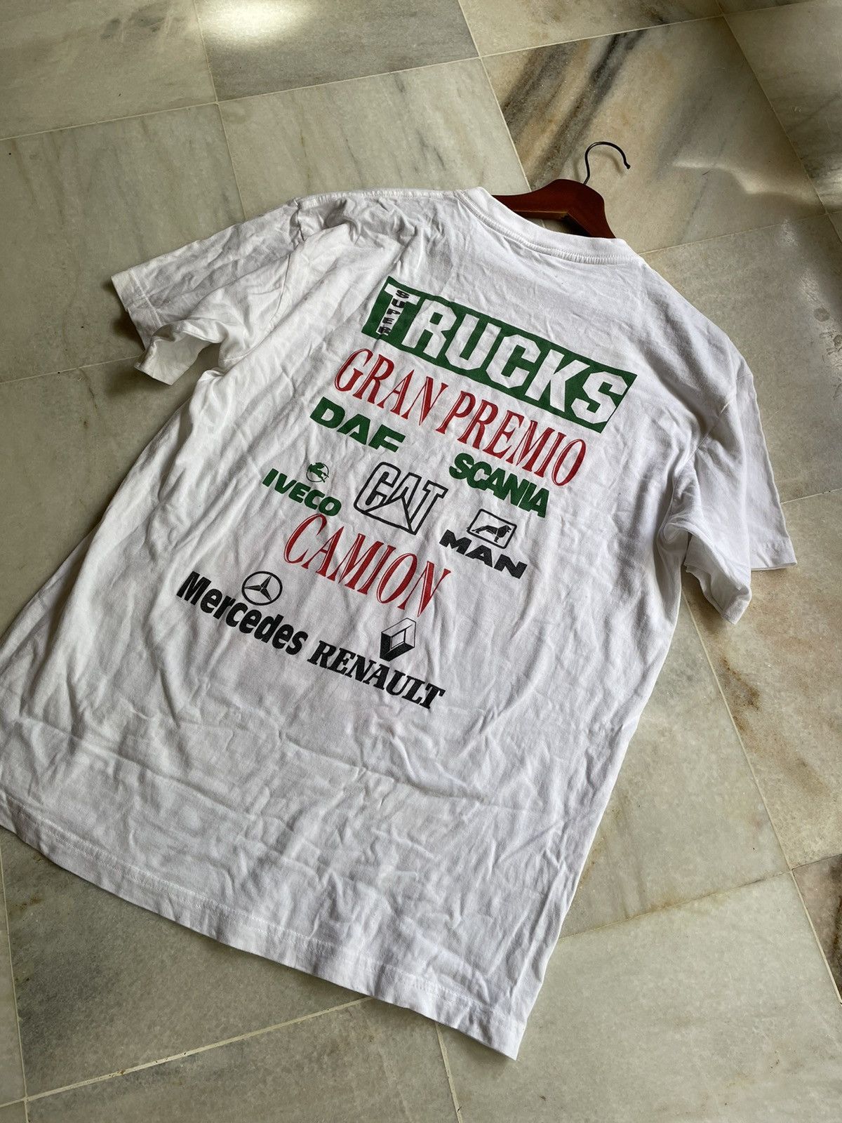 Caterpillar Vintage Gran Premio Camion Espana European Truck Racing Tee Size US L / EU 52-54 / 3 - 15 Thumbnail