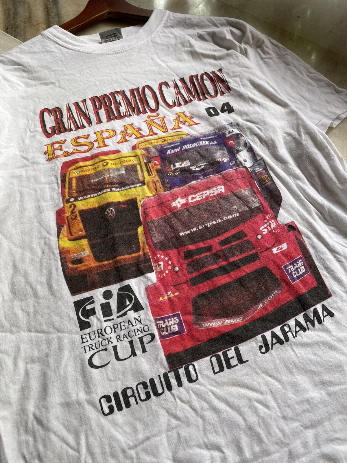 Caterpillar Vintage Gran Premio Camion Espana European Truck Racing Tee Size US L / EU 52-54 / 3 - 10 Thumbnail