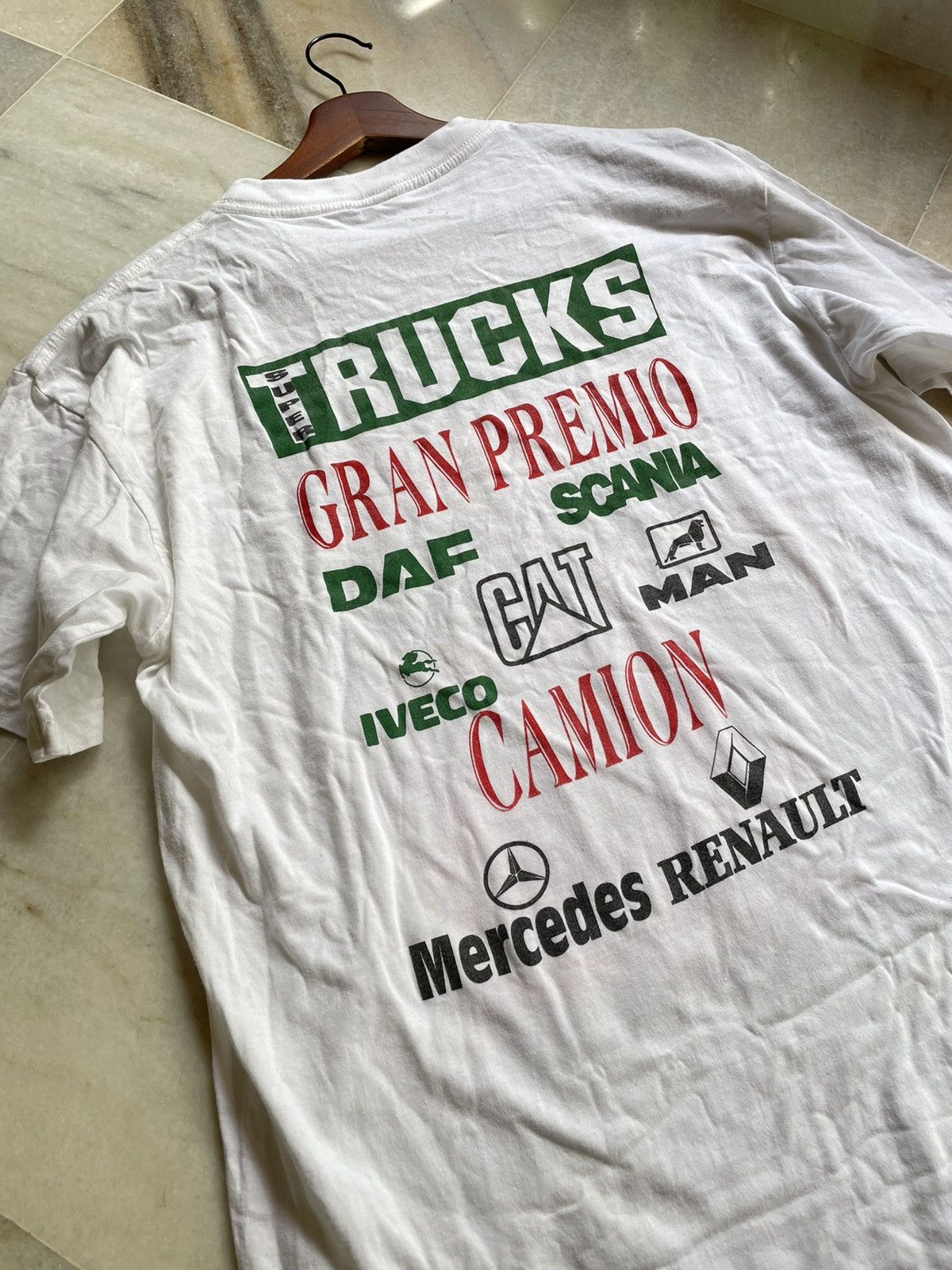 Caterpillar Vintage Gran Premio Camion Espana European Truck Racing Tee Size US L / EU 52-54 / 3 - 14 Thumbnail