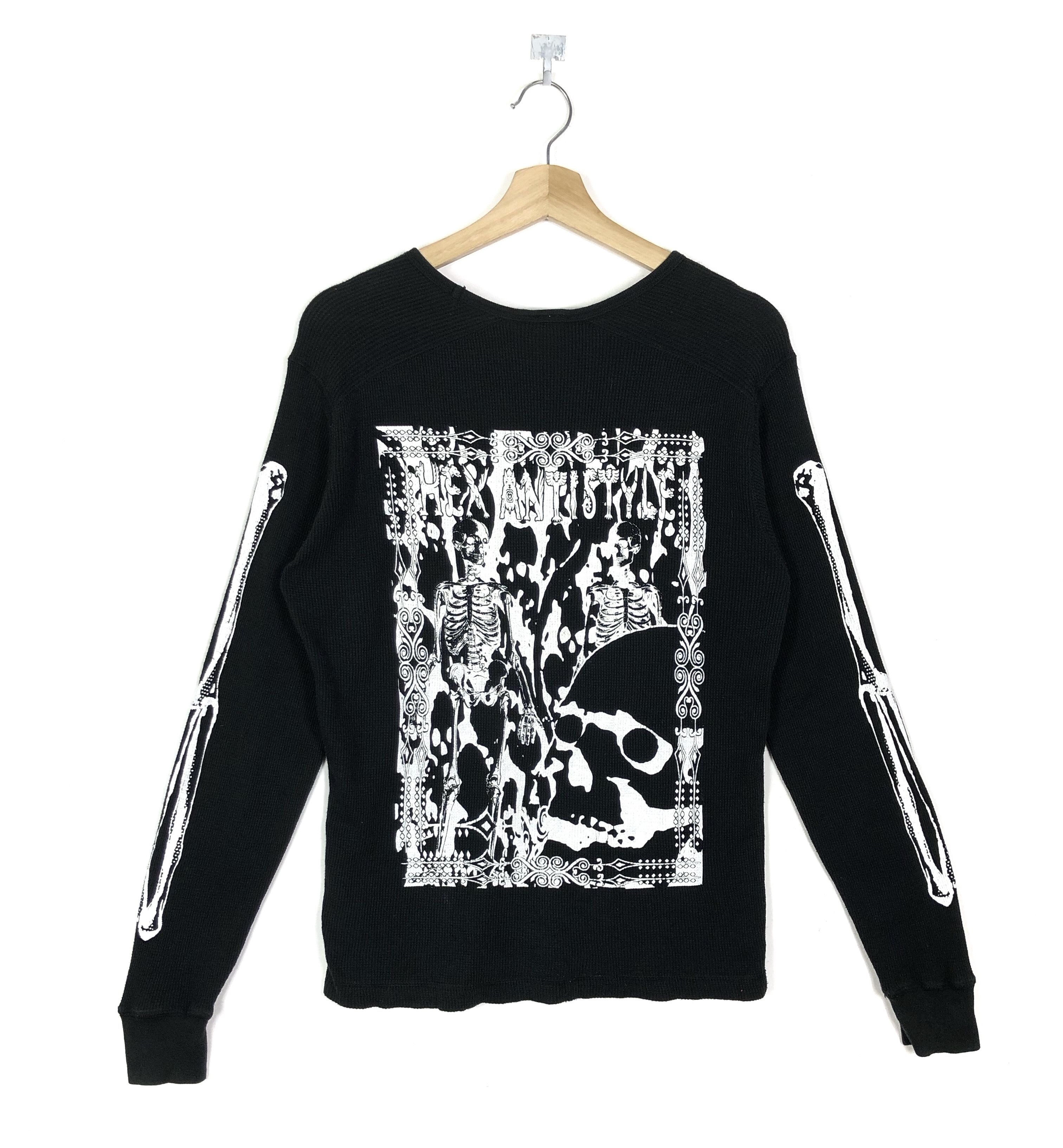 Hex Antistyle RARE🔥RARE HEX ANTISTYLE JAPAN STREETWEAR BONES SKATE L/S Size US M / EU 48-50 / 2 - 1 Thumbnail