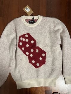 Dice Mohair Sweater Stussy | Grailed