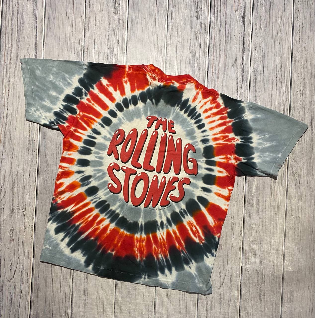 Band Tees Vintage The Rolling Stones T-Shirt 1994 Tie Dye Rock Band Size US XL / EU 56 / 4 - 2 Thumbnail