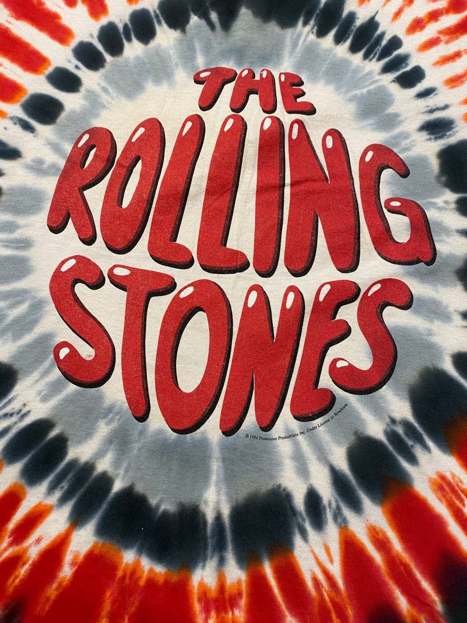 Band Tees Vintage The Rolling Stones T-Shirt 1994 Tie Dye Rock Band Size US XL / EU 56 / 4 - 7 Thumbnail