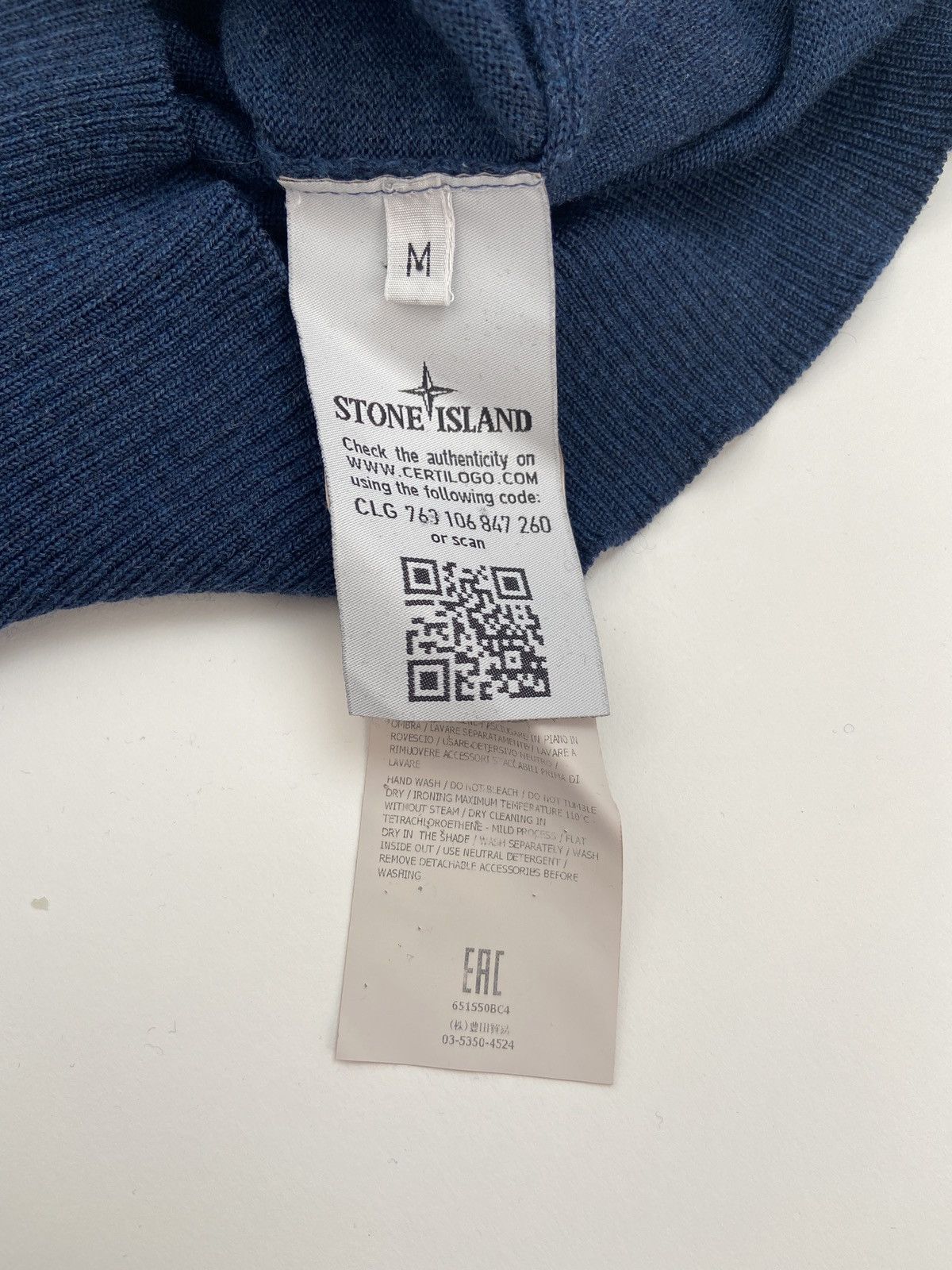 Stone Island Stone Island Wool Sweater Pullover Knitwear Size US M / EU 48-50 / 2 - 12 Thumbnail
