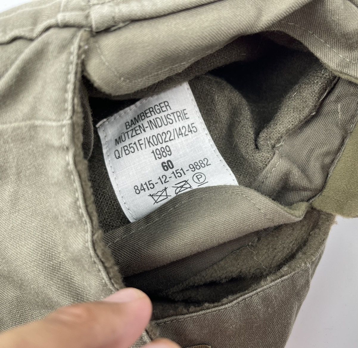 Japanese Brand army style trapper hat Size ONE SIZE - 3 Thumbnail