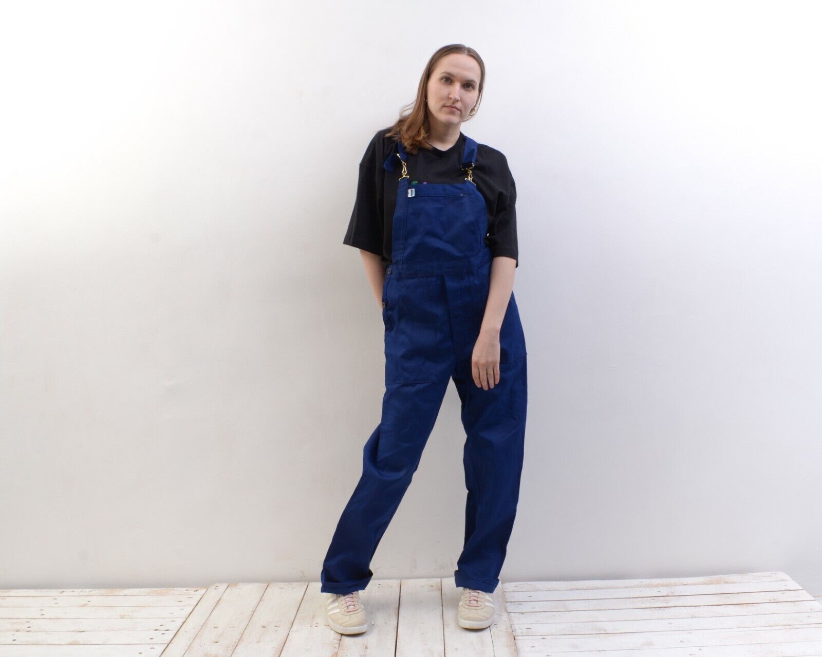Other × Vintage French Worker Suit Coverall Jumpsuit Chore Dungaree Bibs Size XL / US 12-14 / IT 48-50 - 1 Thumbnail