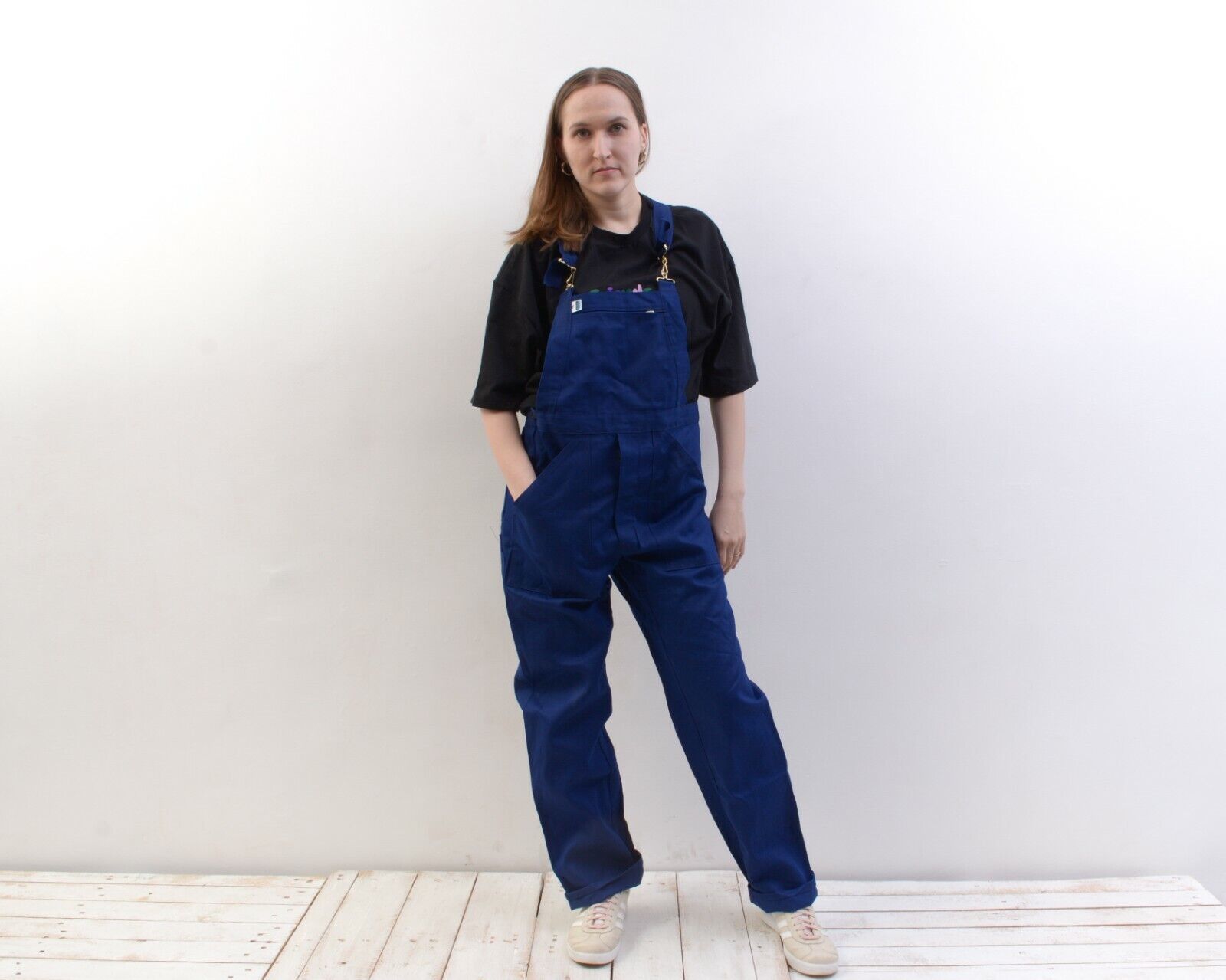 Other × Vintage French Worker Suit Coverall Jumpsuit Chore Dungaree Bibs Size XL / US 12-14 / IT 48-50 - 2 Thumbnail