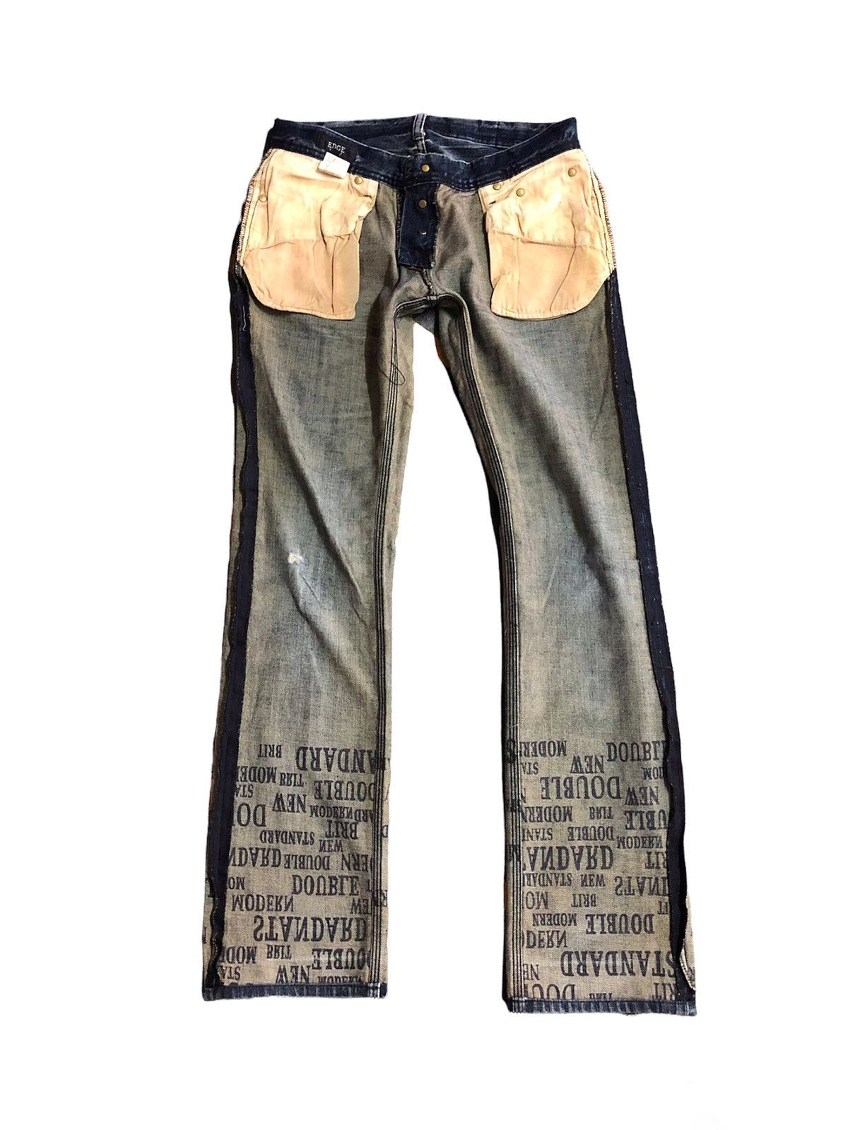 Other 2000's EDGE RUPERT Japan inside statement printed denim Size US 32 / EU 48 - 8 Thumbnail