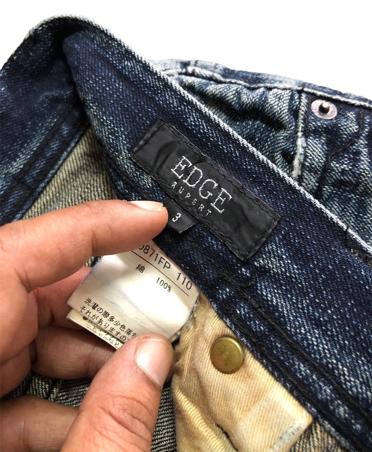 Other 2000's EDGE RUPERT Japan inside statement printed denim Size US 32 / EU 48 - 11 Thumbnail