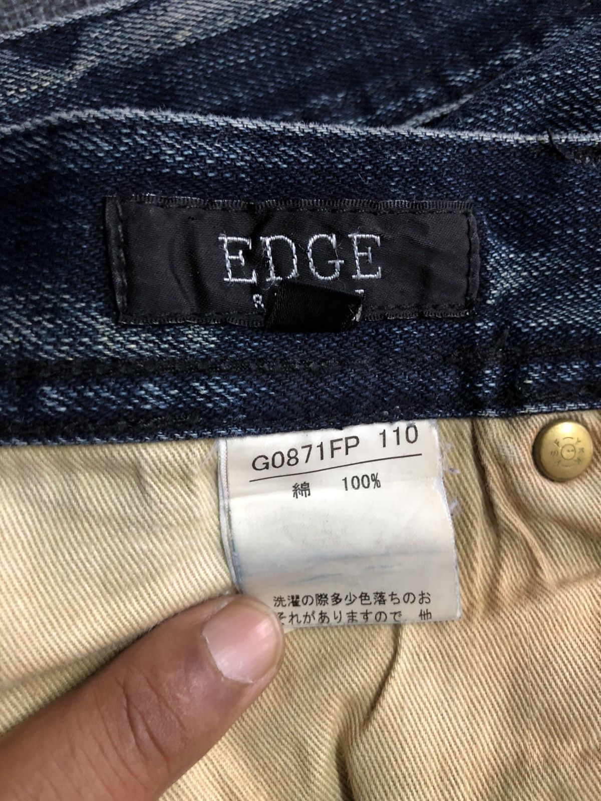 Other 2000's EDGE RUPERT Japan inside statement printed denim Size US 32 / EU 48 - 13 Thumbnail