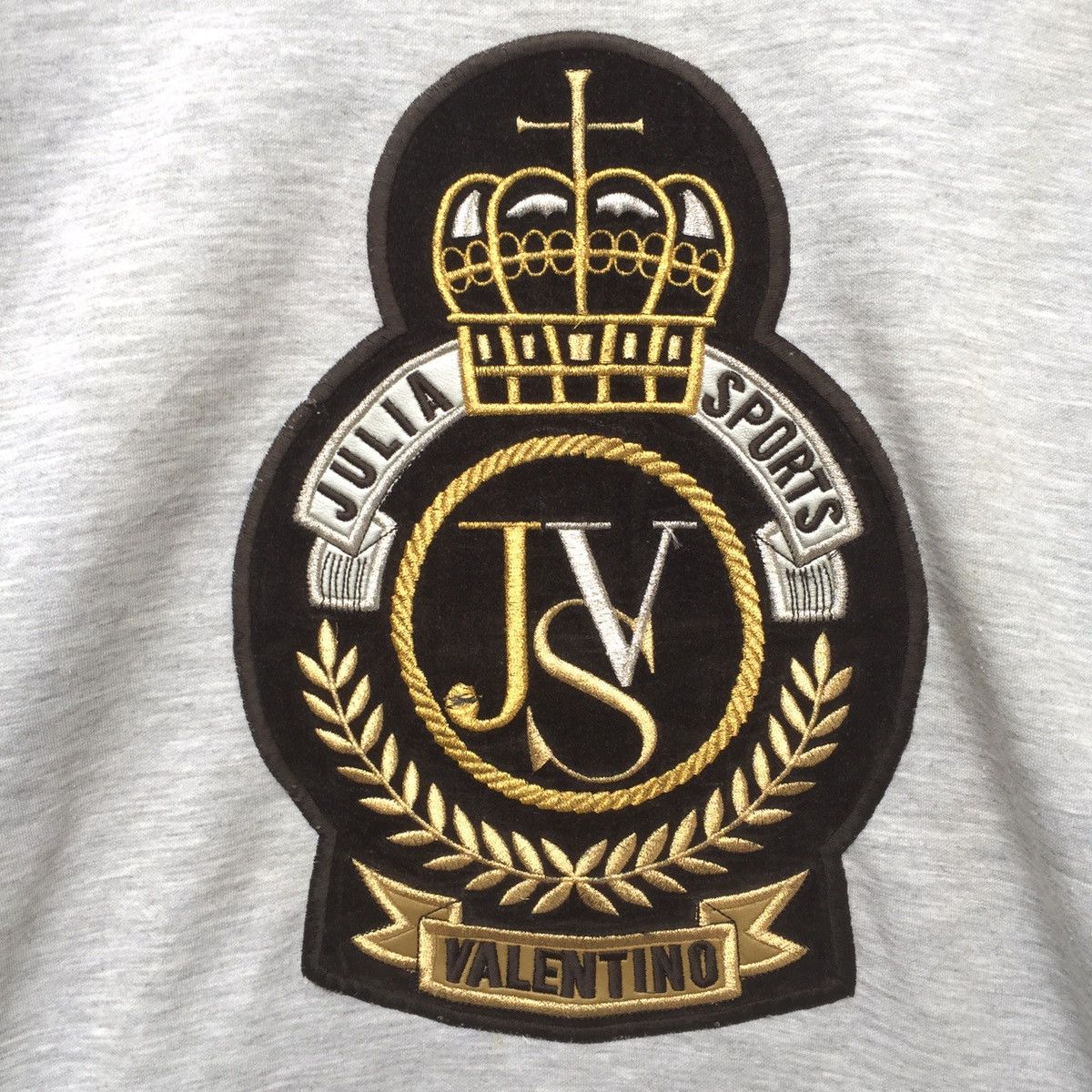 Vintage Vintage 90s Julia Valentino Sport Embroidered Sweatshirt | L Size US L / EU 52-54 / 3 - 3 Thumbnail