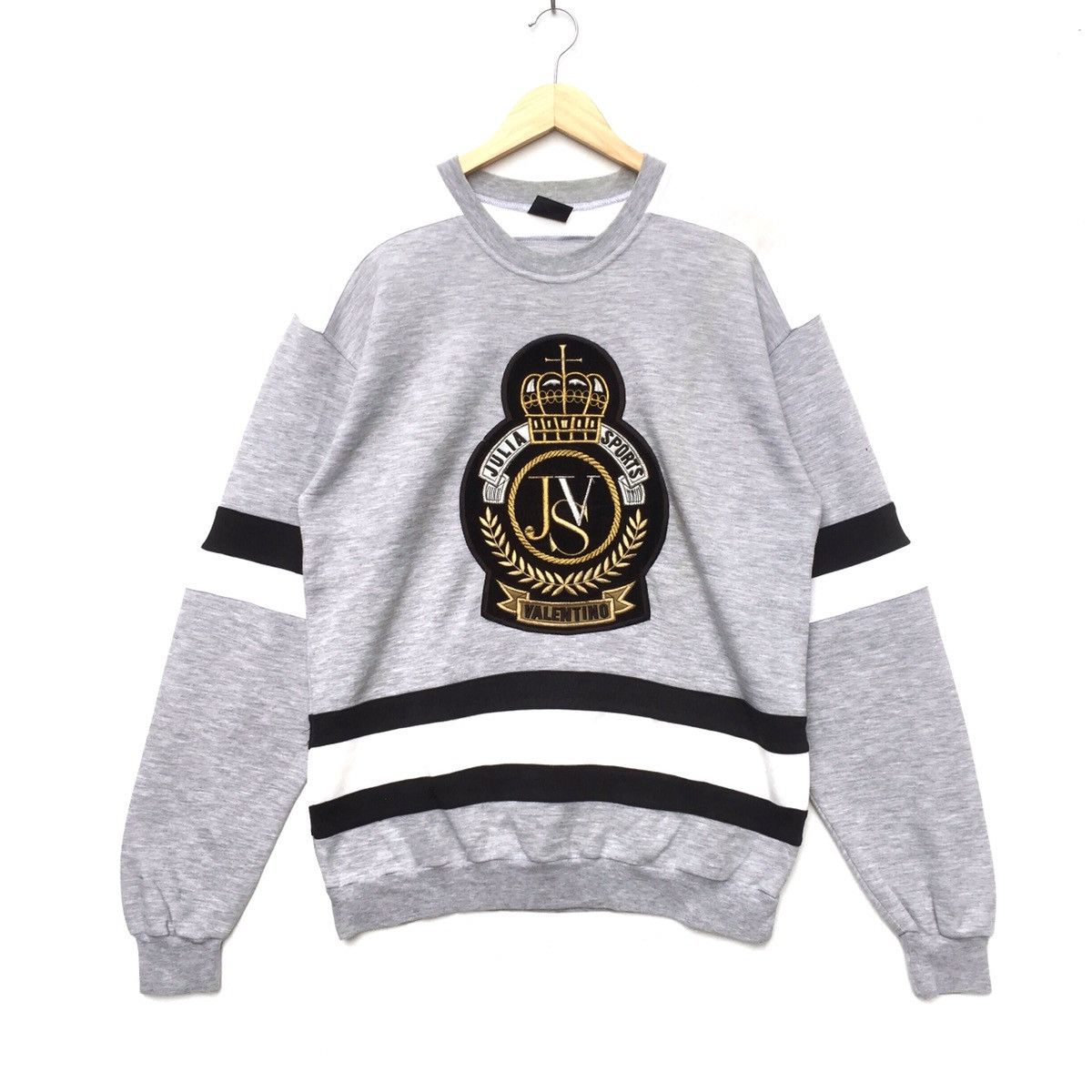 Vintage Vintage 90s Julia Valentino Sport Embroidered Sweatshirt | L Size US L / EU 52-54 / 3 - 1 Thumbnail