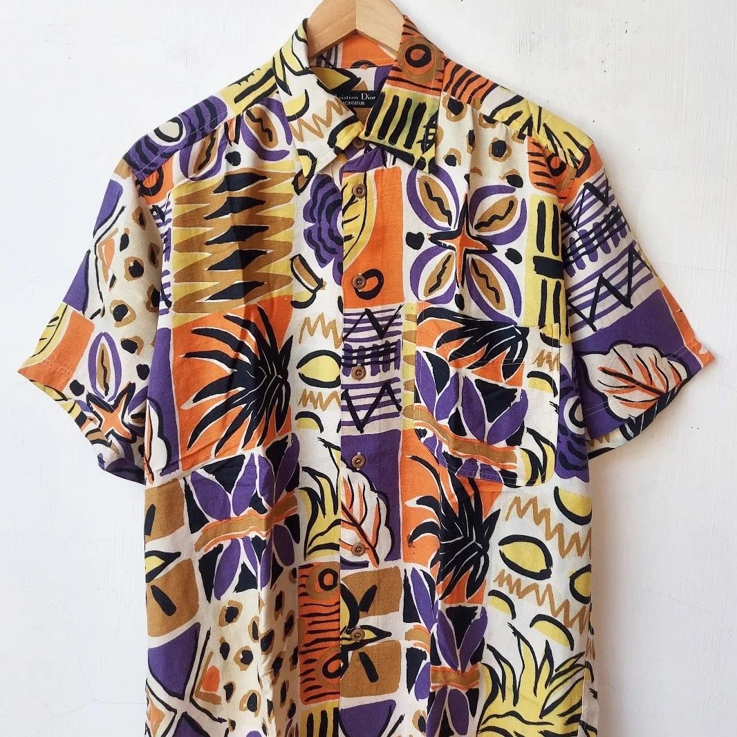 Christian Dior Monsieur × Vintage Vintage Christian Dior Monsieur Button Shirt Size US L / EU 52-54 / 3 - 2 Thumbnail