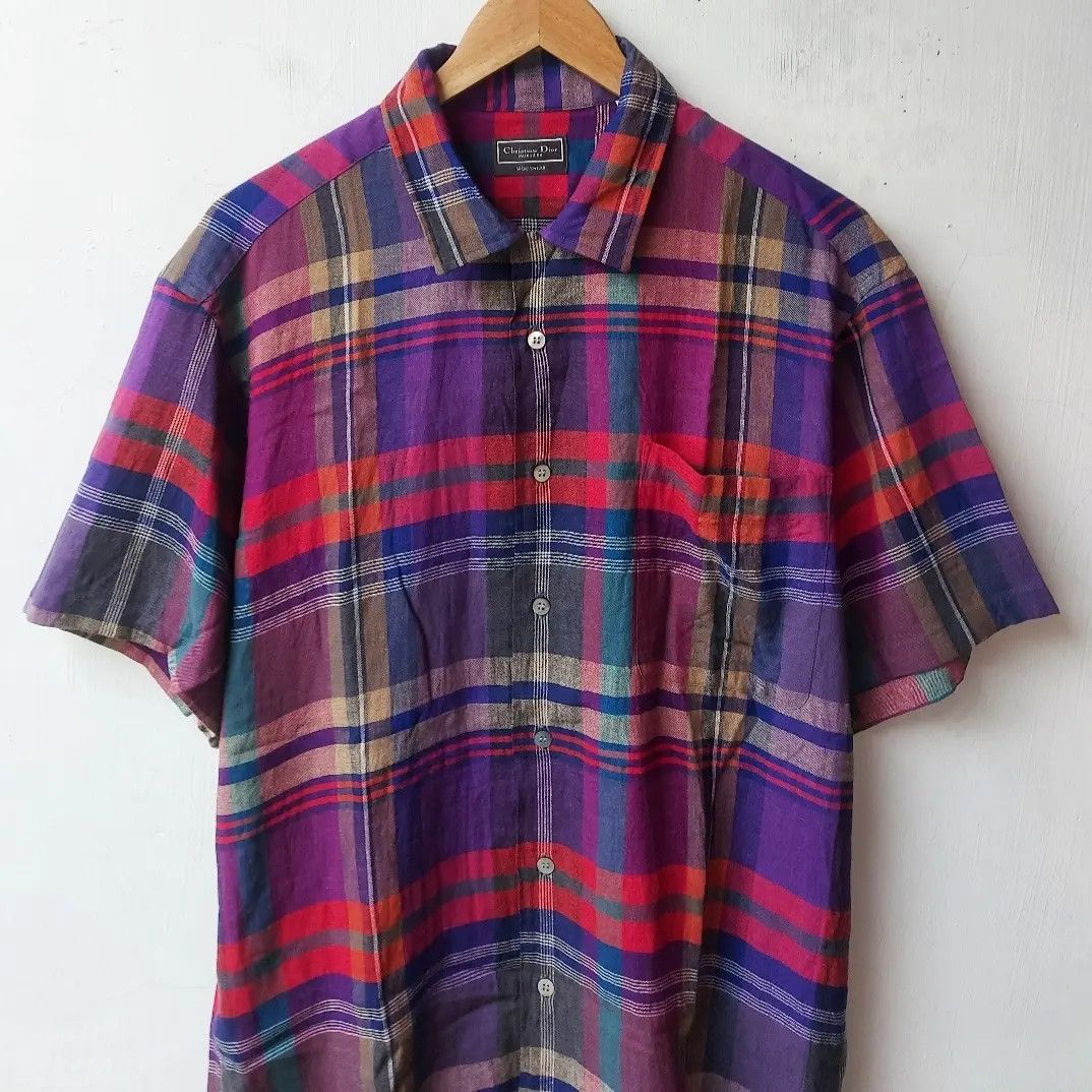 Christian Dior Monsieur × Vintage Vintage Christian Dior Monsieur Sportswear Button Shirt Size US M / EU 48-50 / 2 - 2 Thumbnail