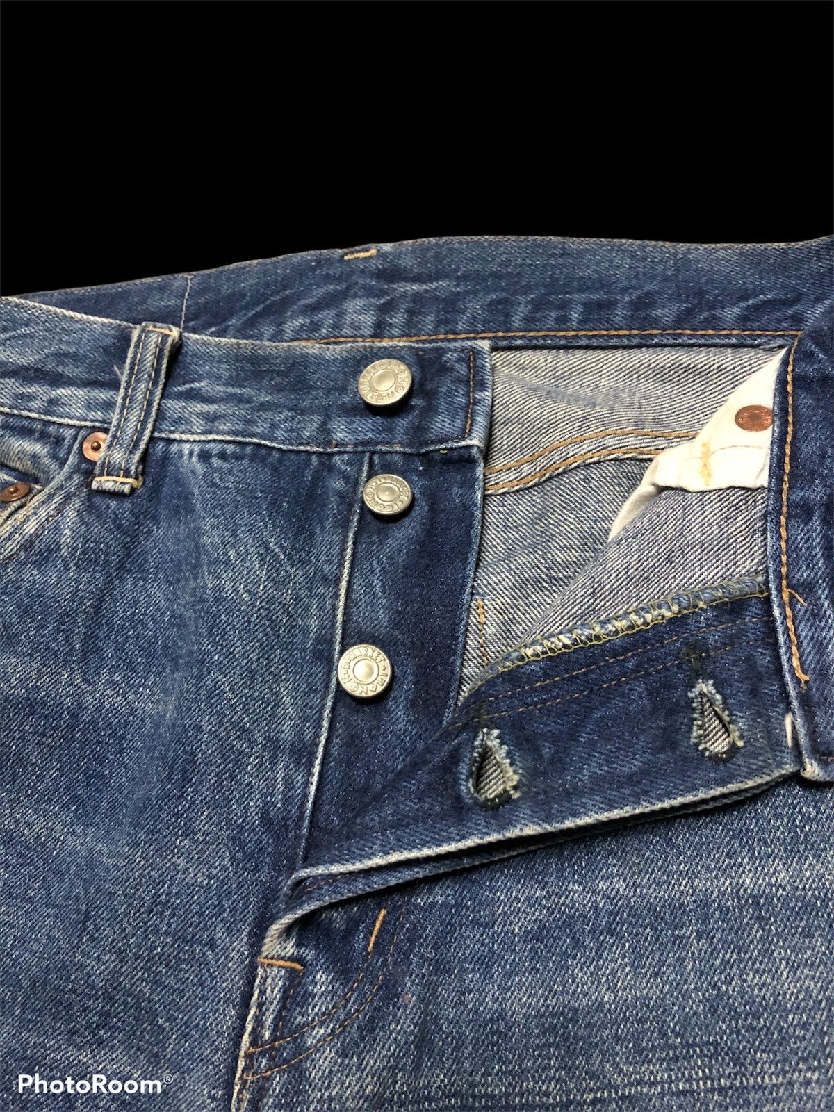 HOLLYWOOD RANCH MARKET SELVEDGE REDLINE OKURA HR MARKET DENIM Size US 30 / EU 46 - 6 Thumbnail