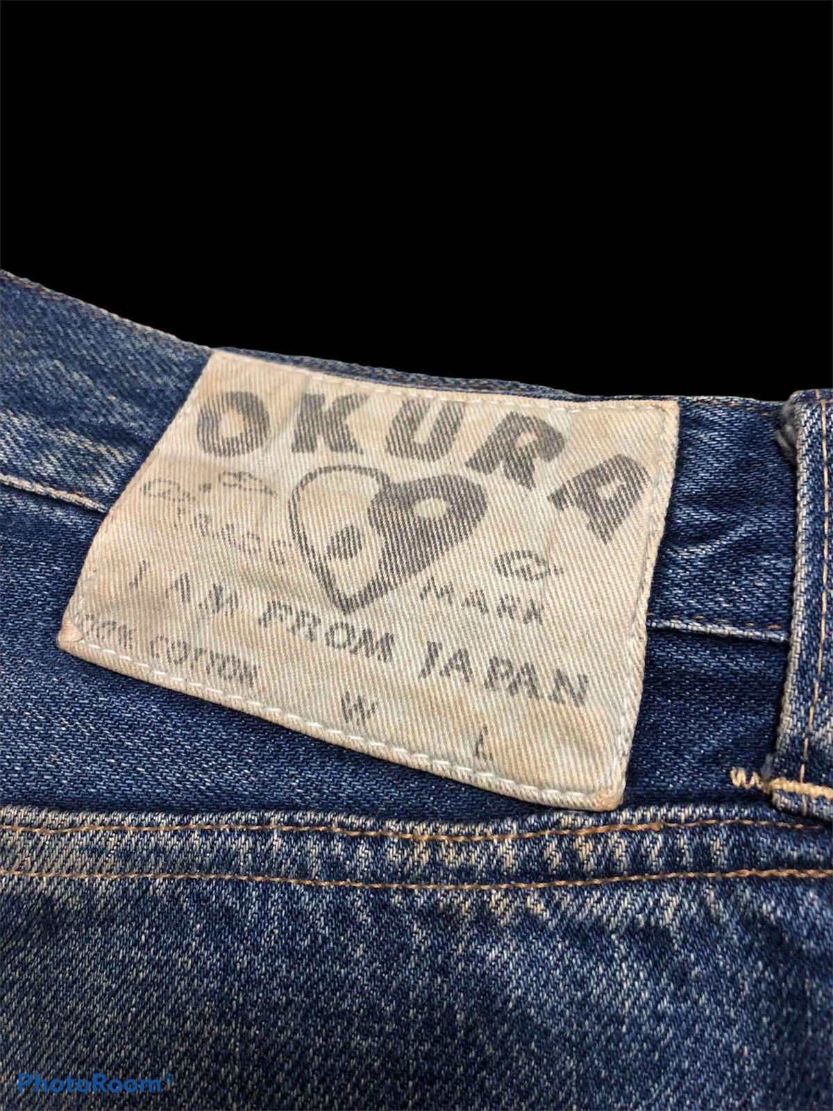 HOLLYWOOD RANCH MARKET SELVEDGE REDLINE OKURA HR MARKET DENIM Size US 30 / EU 46 - 7 Thumbnail