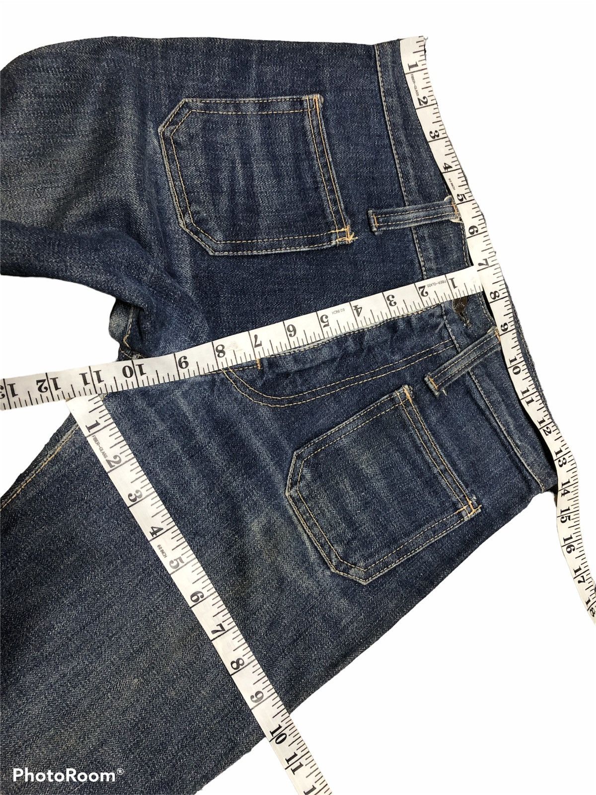 Vintage FLARED BELL BOTTOM MC CAMPBELL VTGE DENIM Size US 27 - 7 Thumbnail