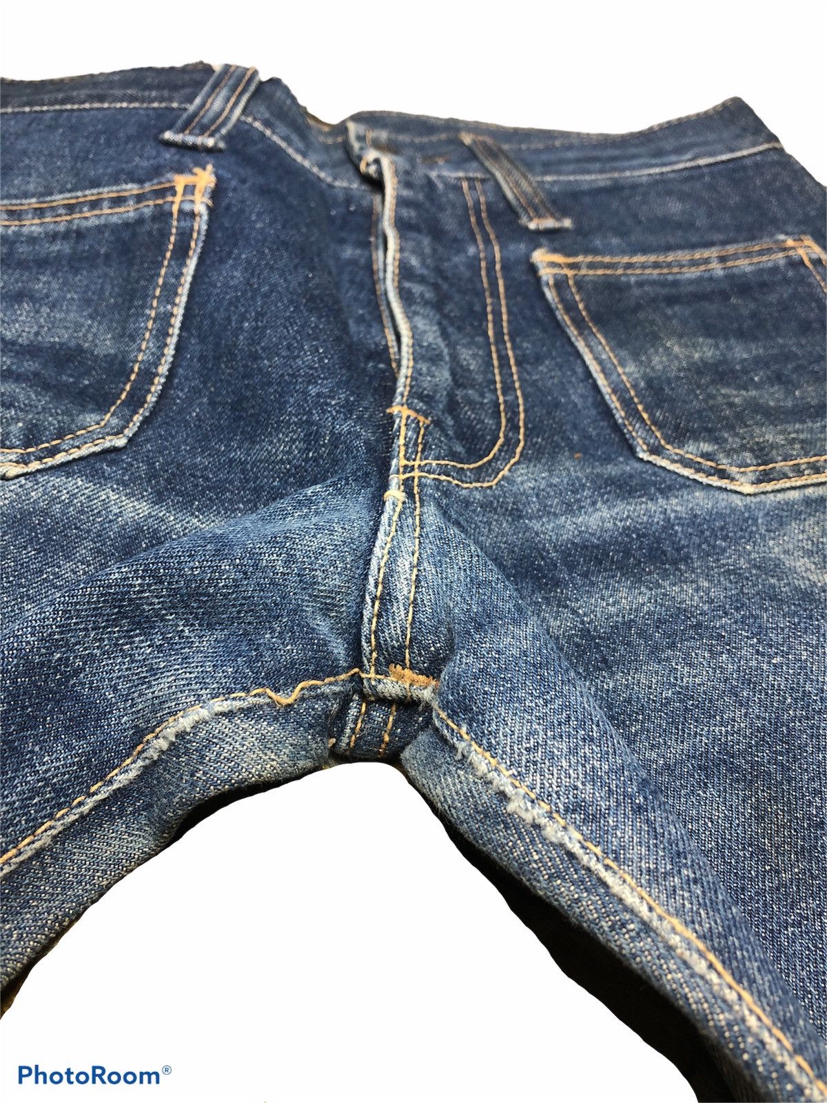 Vintage FLARED BELL BOTTOM MC CAMPBELL VTGE DENIM Size US 27 - 4 Thumbnail