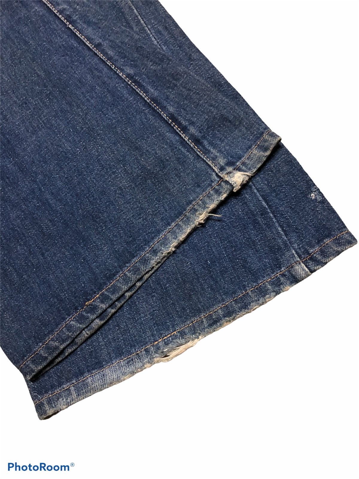 Vintage FLARED BELL BOTTOM MC CAMPBELL VTGE DENIM Size US 27 - 3 Thumbnail