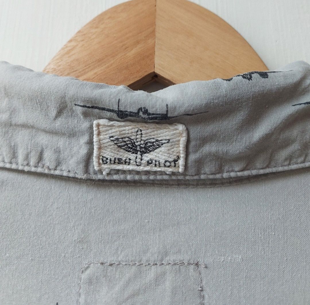 Vintage Vintage Bush Pilot Aircraft 8th Air Force 1942 Button Shirt Size US M / EU 48-50 / 2 - 8 Thumbnail
