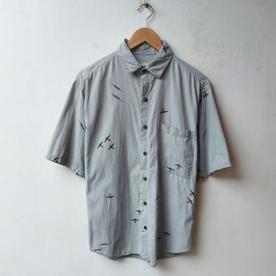 Vintage Vintage Bush Pilot Aircraft 8th Air Force 1942 Button Shirt Size US M / EU 48-50 / 2 - 2 Thumbnail