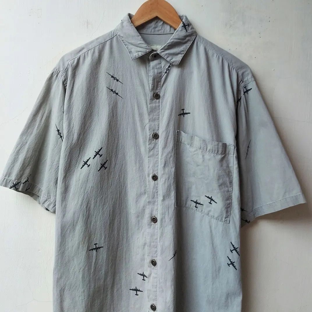 Vintage Vintage Bush Pilot Aircraft 8th Air Force 1942 Button Shirt Size US M / EU 48-50 / 2 - 3 Thumbnail