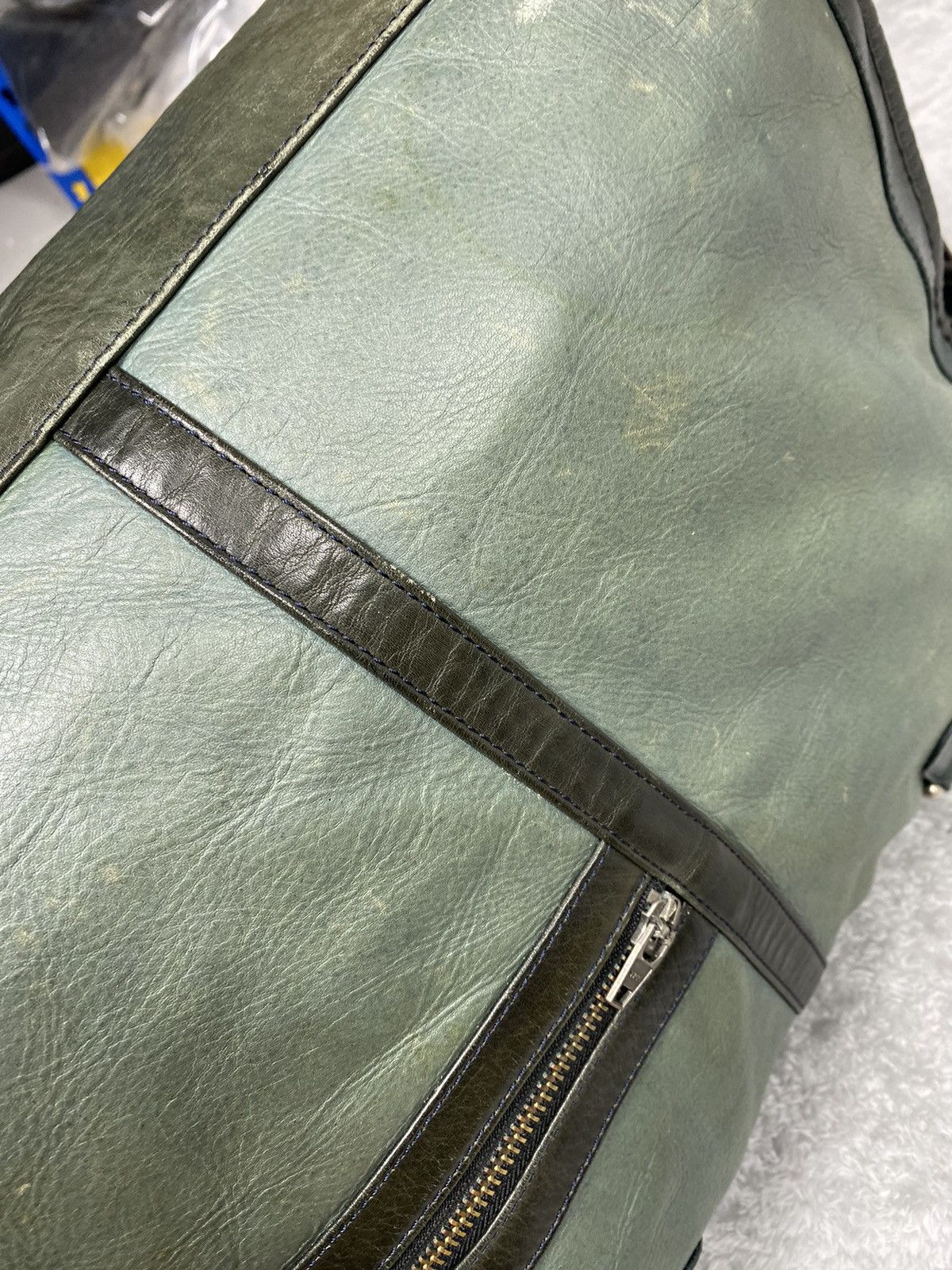 Yohji Yamamoto Yohji Yamamoto Duffle Leather Bag Size ONE SIZE - 17 Thumbnail