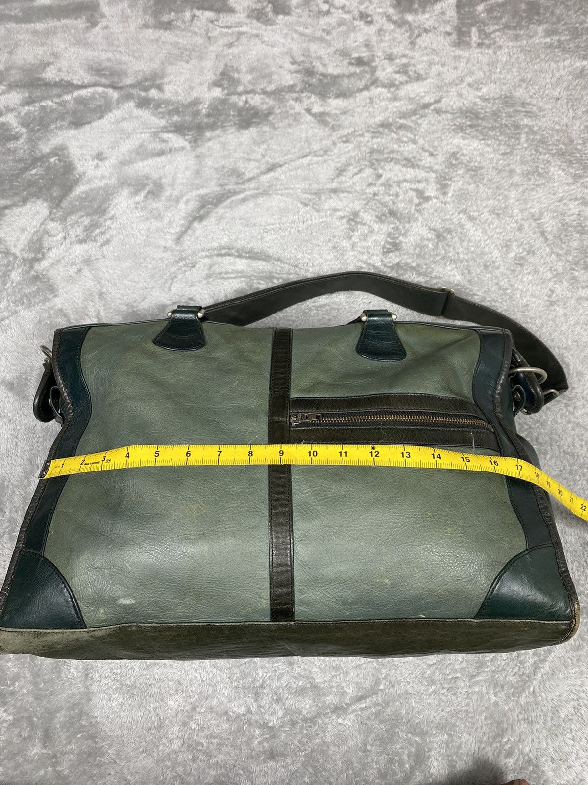 Yohji Yamamoto Yohji Yamamoto Duffle Leather Bag Size ONE SIZE - 13 Thumbnail