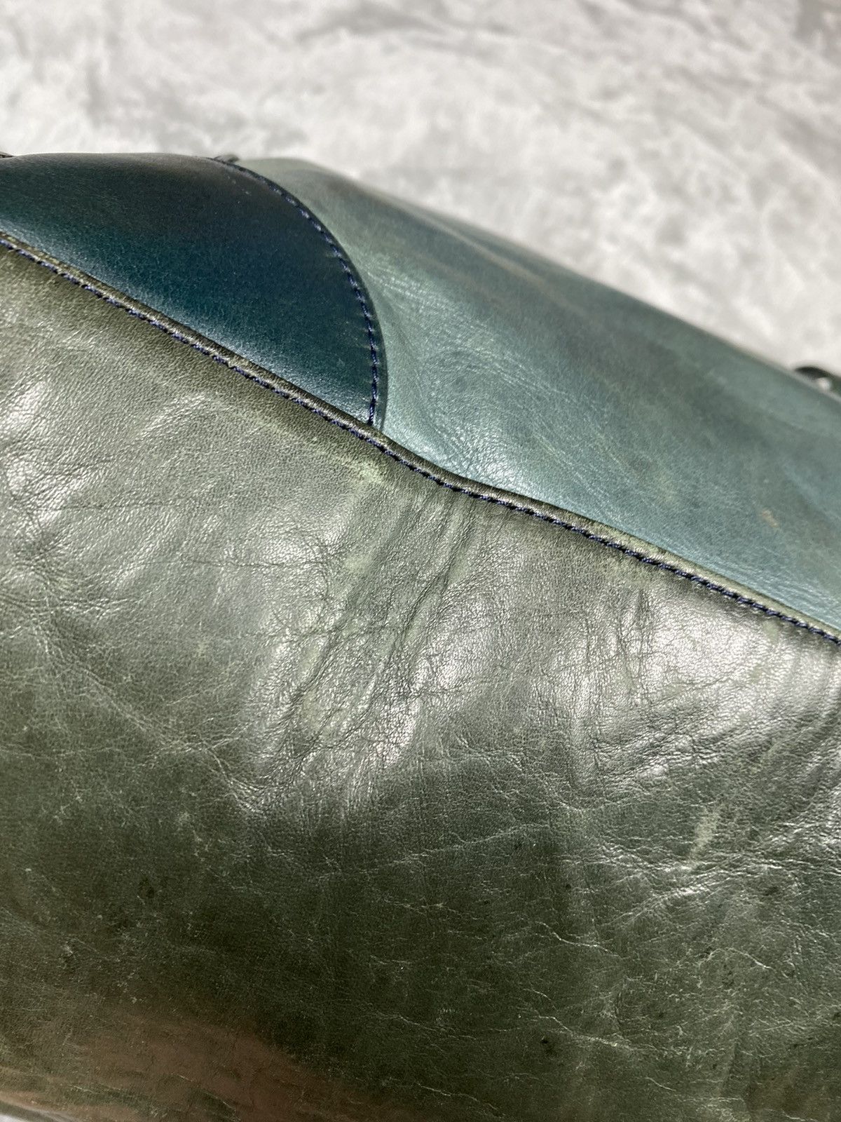 Yohji Yamamoto Yohji Yamamoto Duffle Leather Bag Size ONE SIZE - 11 Thumbnail