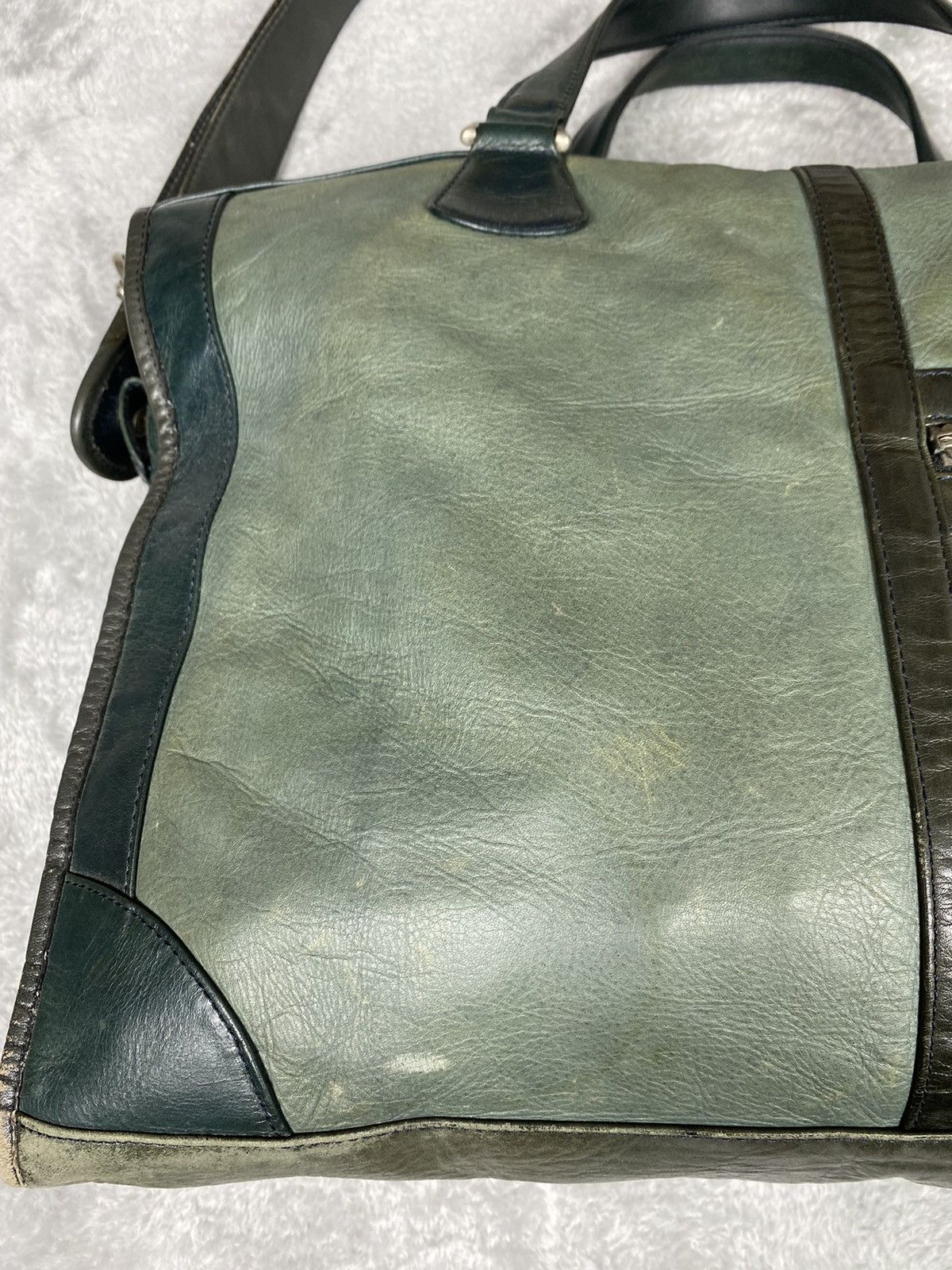 Yohji Yamamoto Yohji Yamamoto Duffle Leather Bag Size ONE SIZE - 5 Thumbnail