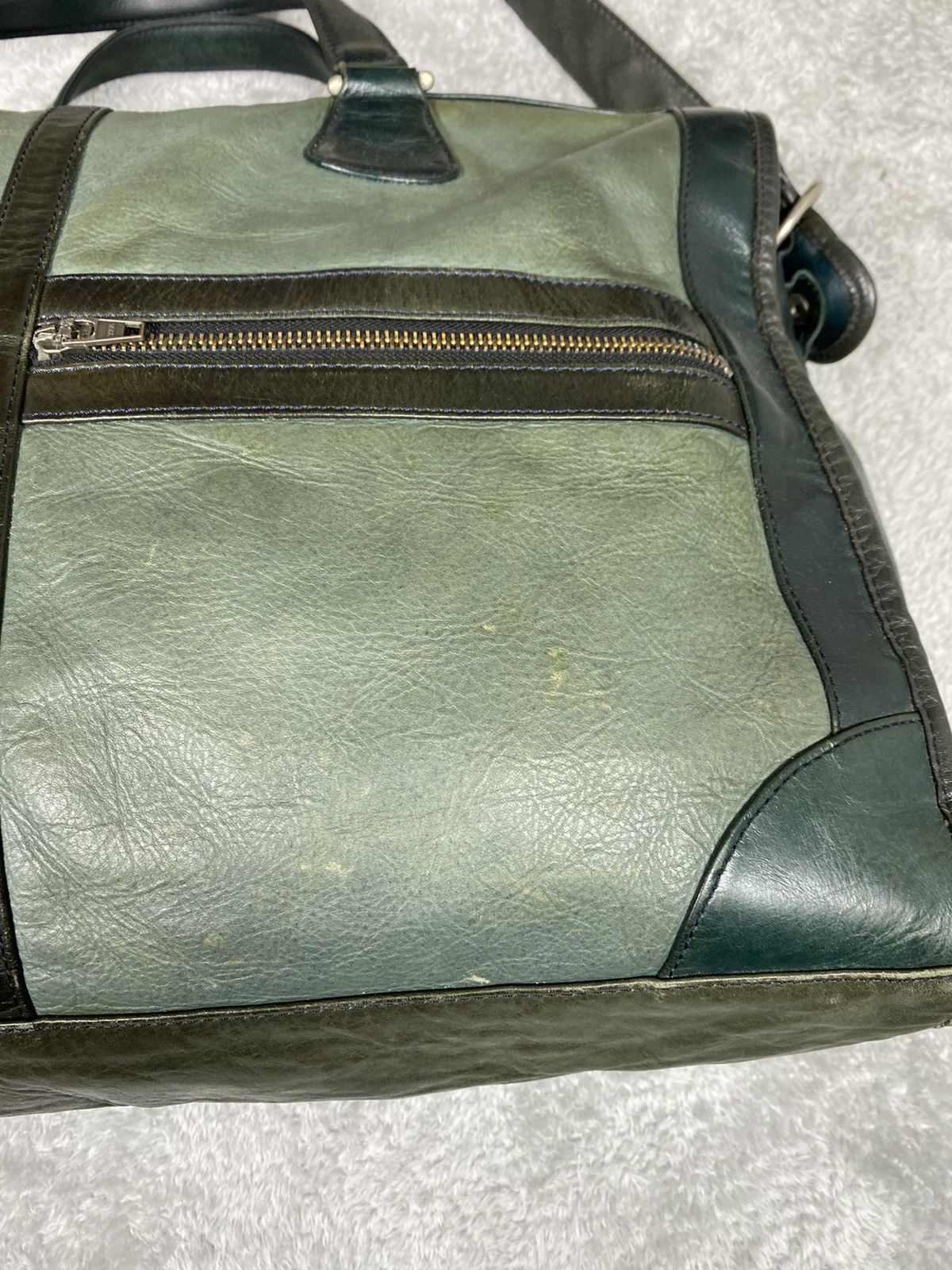 Yohji Yamamoto Yohji Yamamoto Duffle Leather Bag Size ONE SIZE - 6 Thumbnail