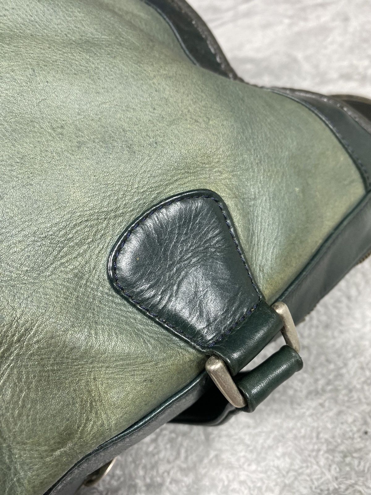 Yohji Yamamoto Yohji Yamamoto Duffle Leather Bag Size ONE SIZE - 18 Thumbnail