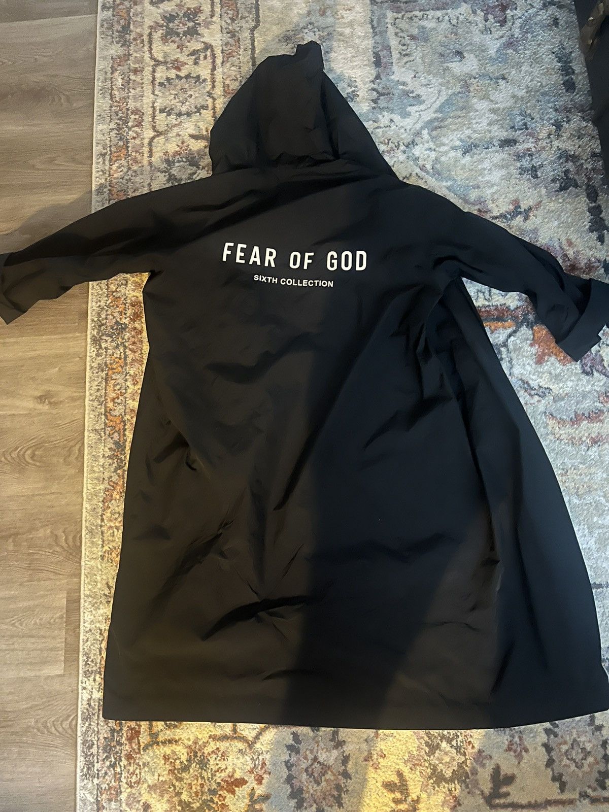 Fear of God Fear of God Nylon Hooded Raincoat - Sixth Collection | Grailed