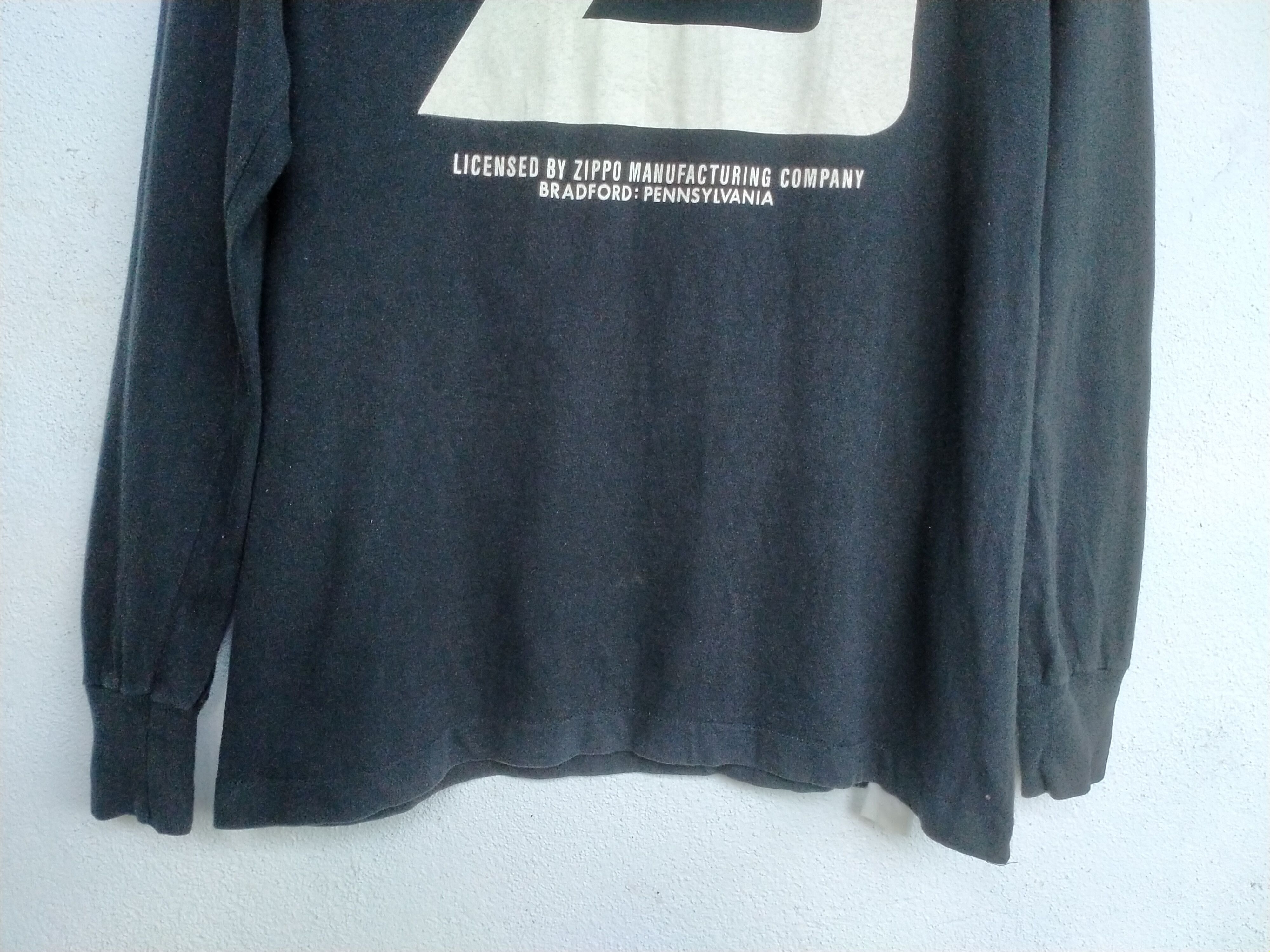 Vintage × Zippo Vintage 90s Zippo Big Logo long sleeve t-shirt Size US M / EU 48-50 / 2 - 5 Thumbnail
