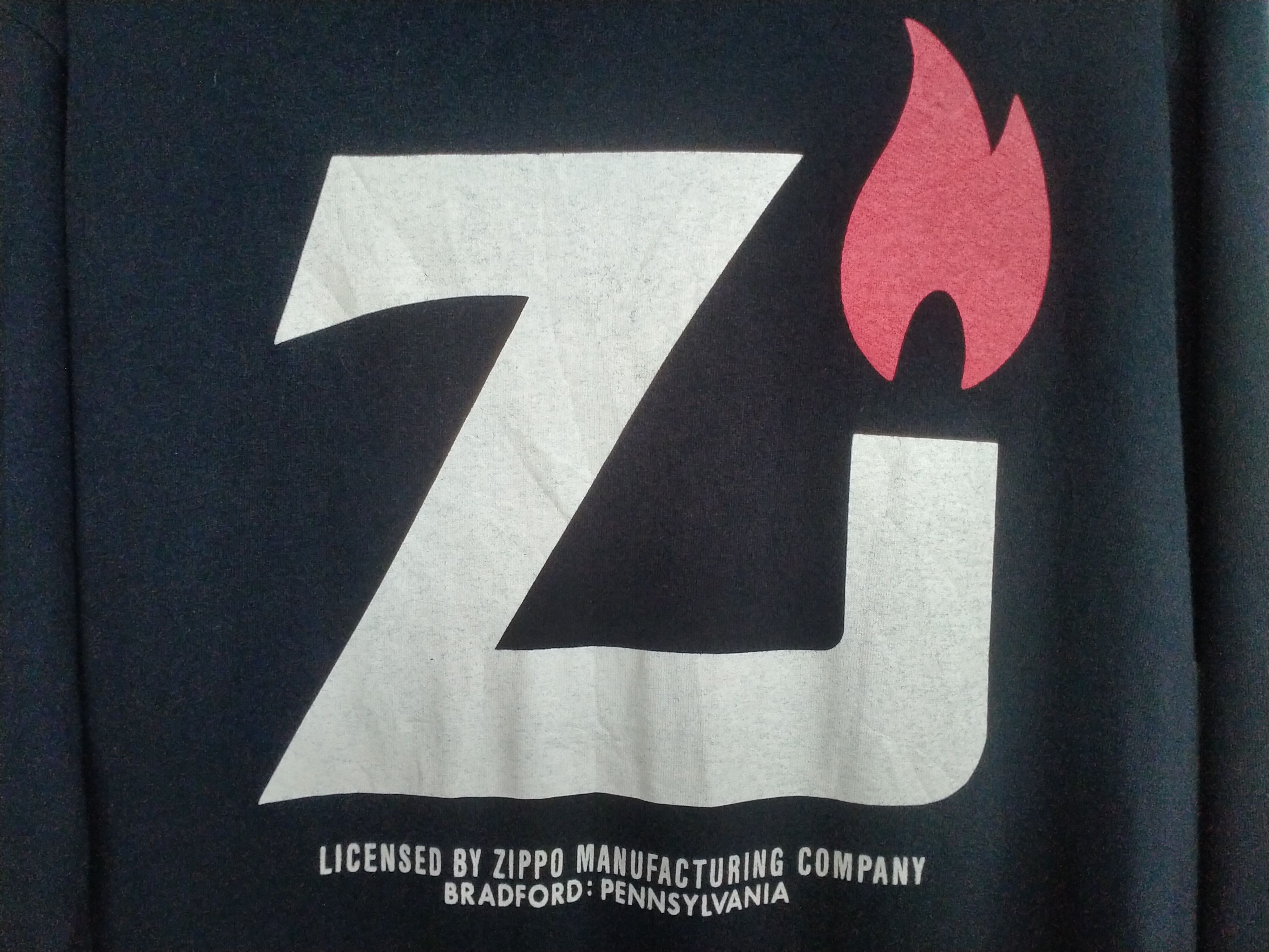 Vintage × Zippo Vintage 90s Zippo Big Logo long sleeve t-shirt Size US M / EU 48-50 / 2 - 4 Thumbnail