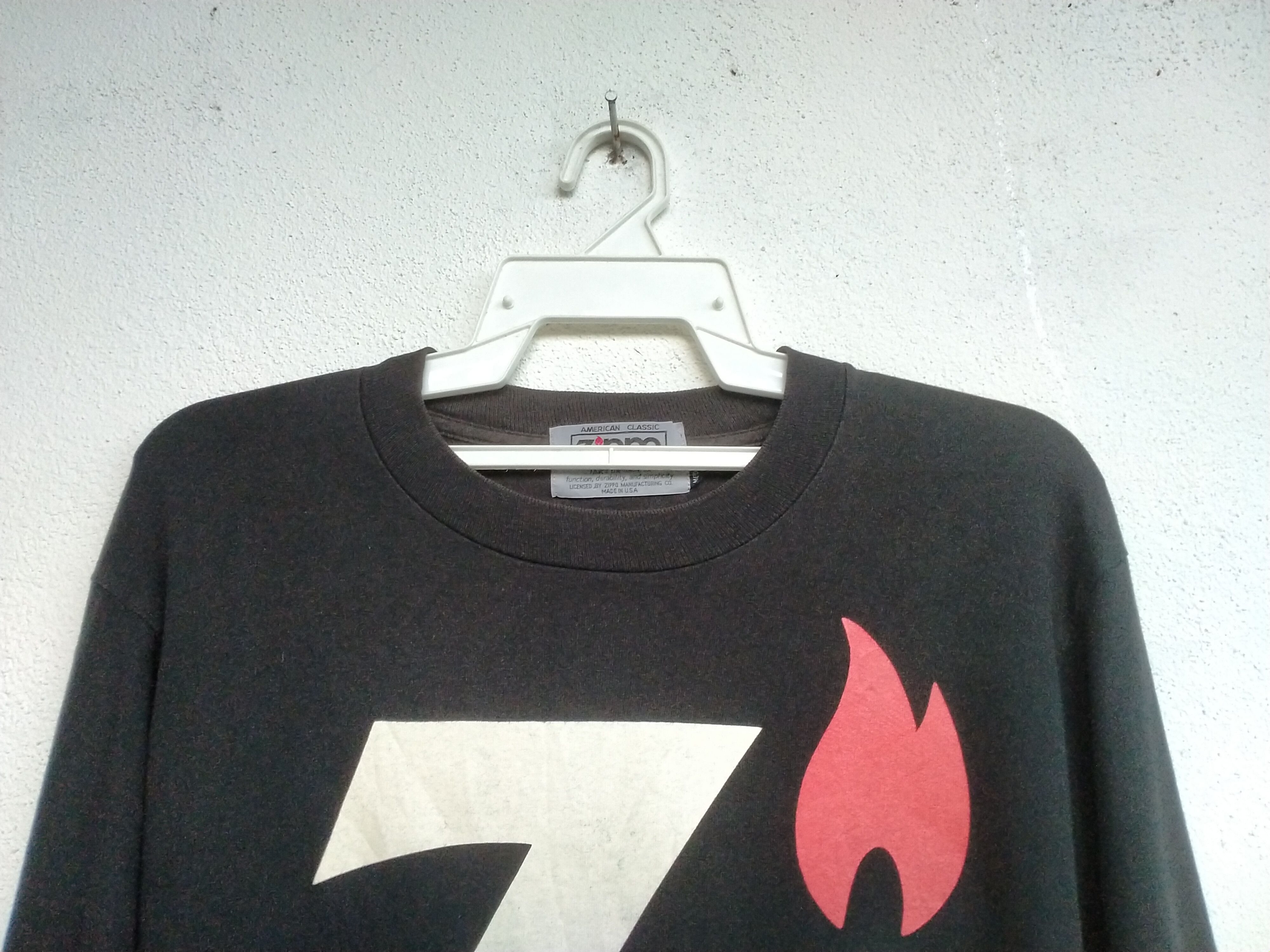 Vintage × Zippo Vintage 90s Zippo Big Logo long sleeve t-shirt Size US M / EU 48-50 / 2 - 3 Thumbnail