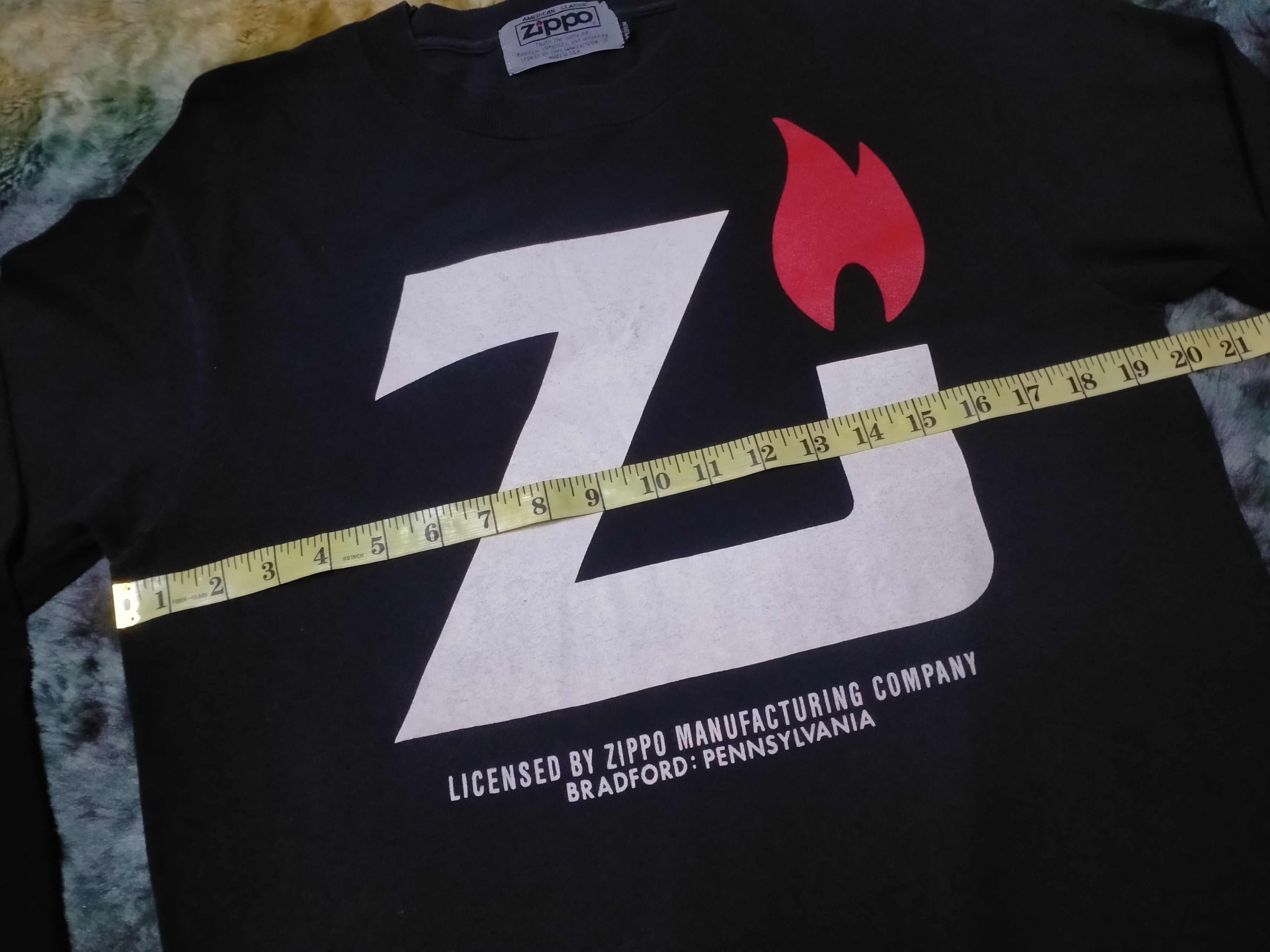 Vintage × Zippo Vintage 90s Zippo Big Logo long sleeve t-shirt Size US M / EU 48-50 / 2 - 9 Thumbnail