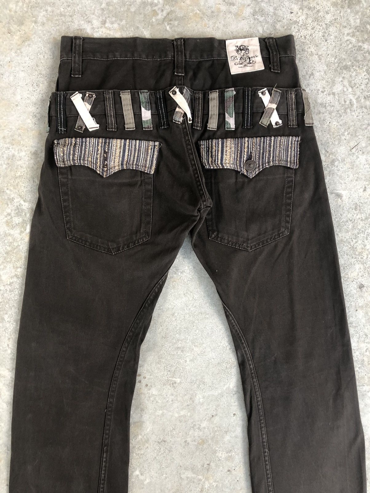 Japanese Brand Japanese Dominate Handcrafted Double Waist Jeans Size US 31 - 8 Thumbnail