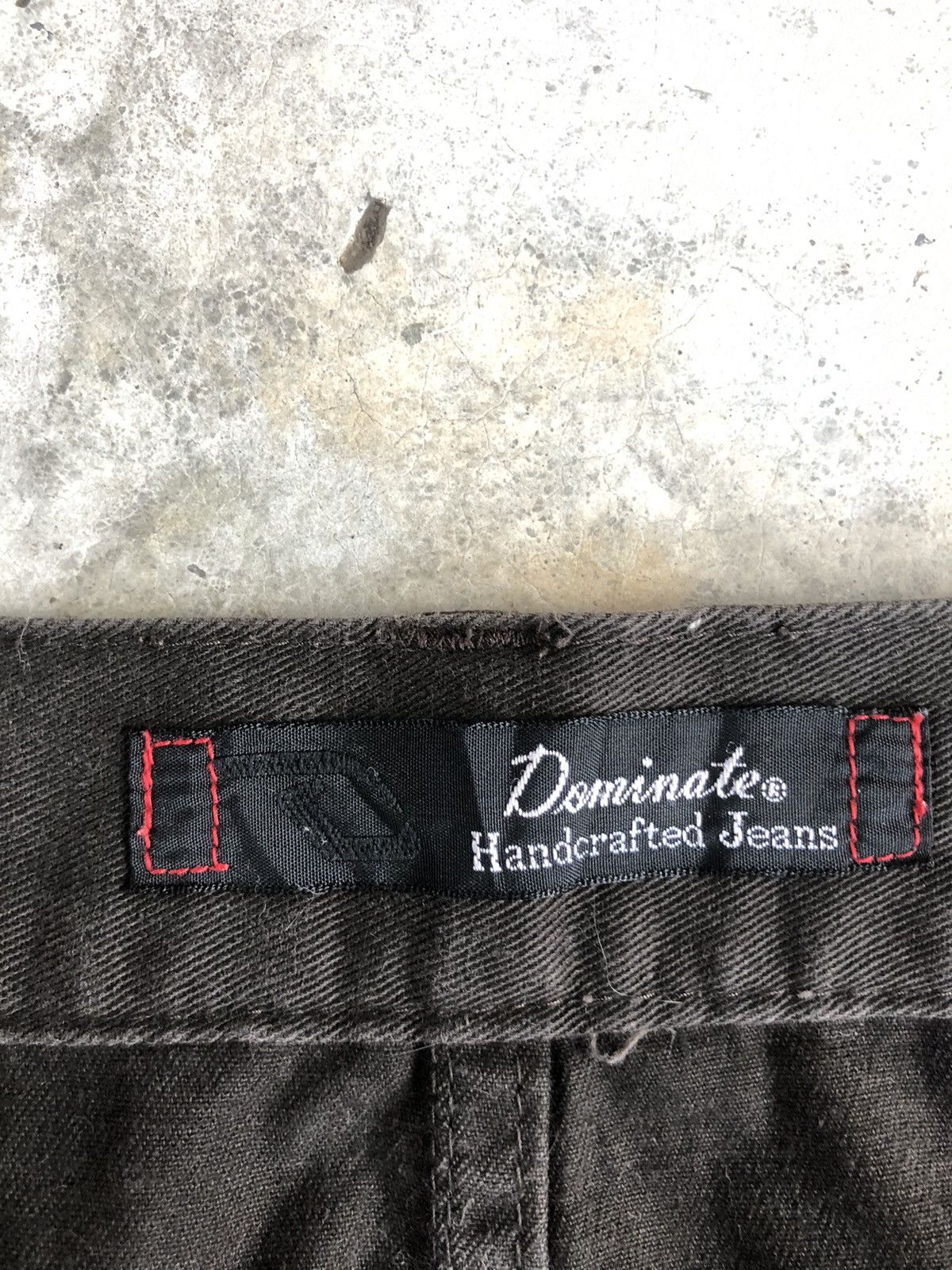 Japanese Brand Japanese Dominate Handcrafted Double Waist Jeans Size US 31 - 13 Thumbnail