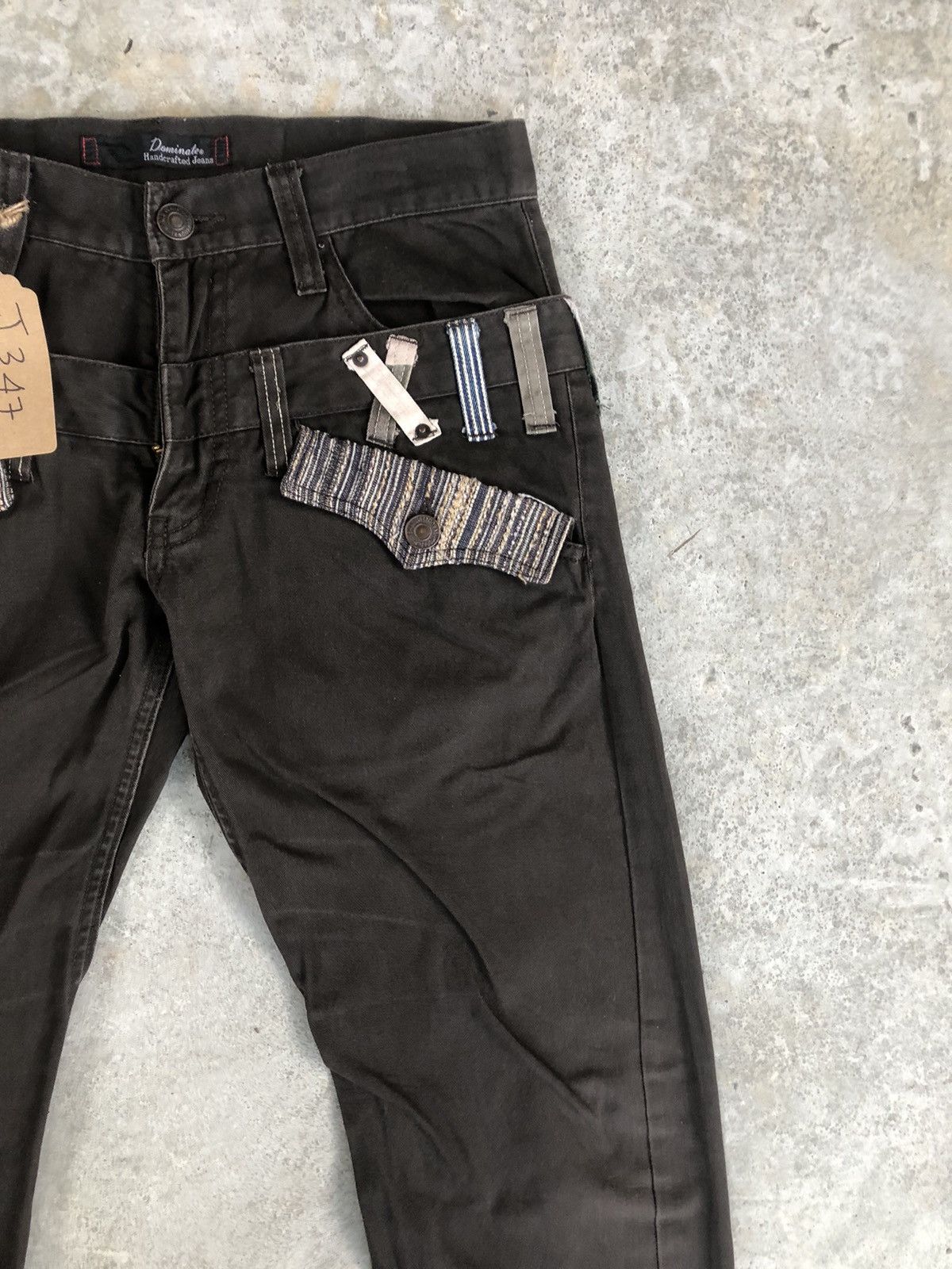 Japanese Brand Japanese Dominate Handcrafted Double Waist Jeans Size US 31 - 5 Thumbnail